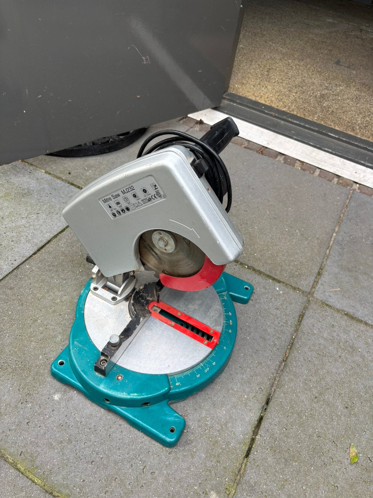 Mitre Saw MJ032 afkort-/verstekzaag, Ophalen, Gebruikt, 70 mm of meer, Afkortzaag