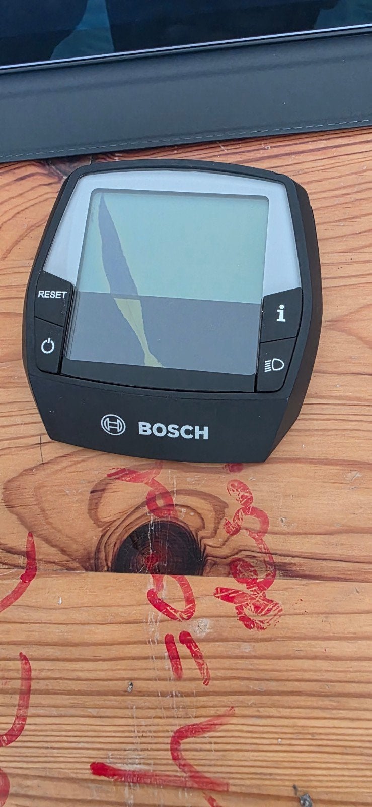 Bosch fietscomputer met defect scherm en achterkant, Ophalen, Gebruikt