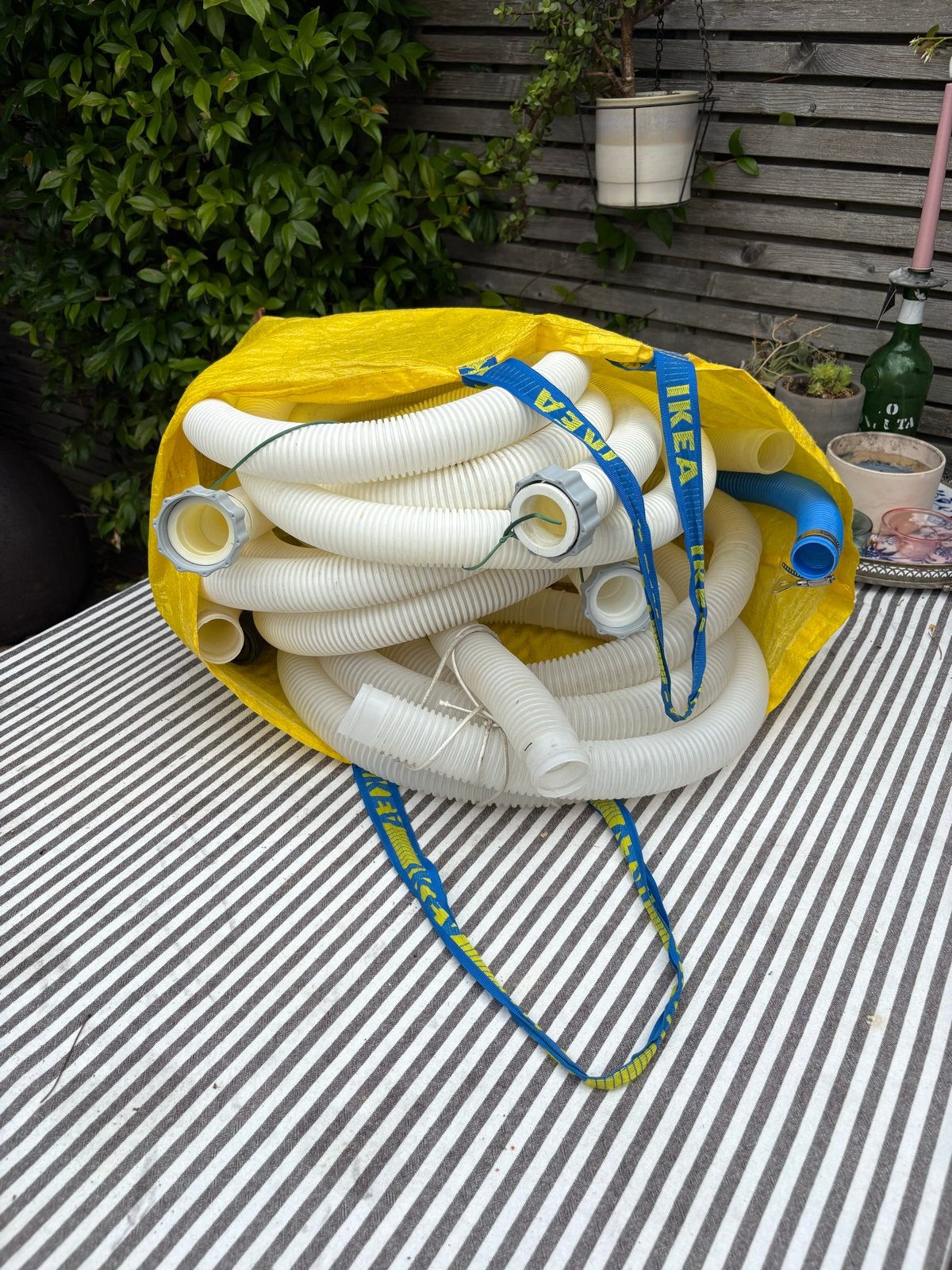 Slangen 55mm en diverse accessoires, Tuin en Terras, Zwembaden, Gebruikt, Overige typen, Minder dan 80 cm, Minder dan 200 cm, Rechthoekig