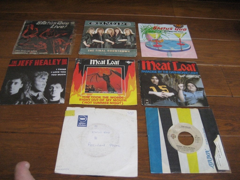 Meat loaf singles, Cd's en Dvd's, Vinyl Singles, Ophalen of Verzenden, Gebruikt, Rock en Metal