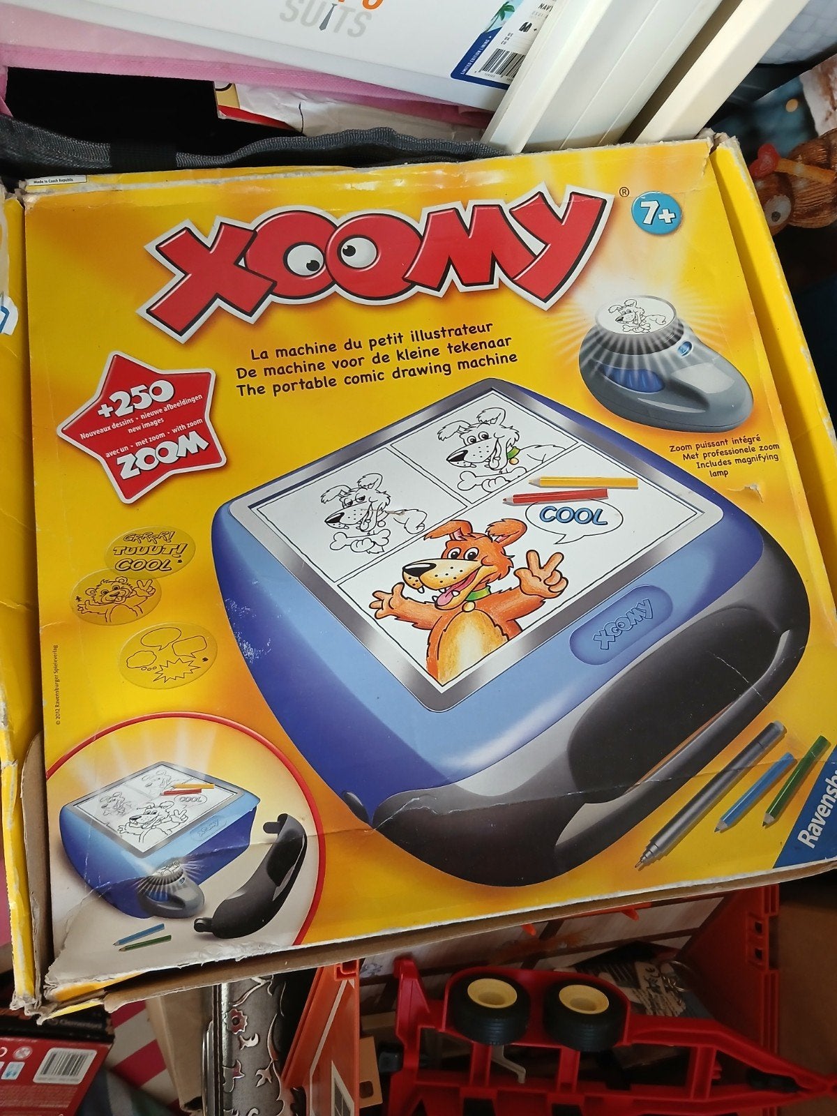 Xoomy Tekenmachine Ravensburger - Draagbare Tekentafel, Ophalen of Verzenden, Gebruikt, Knutselen
