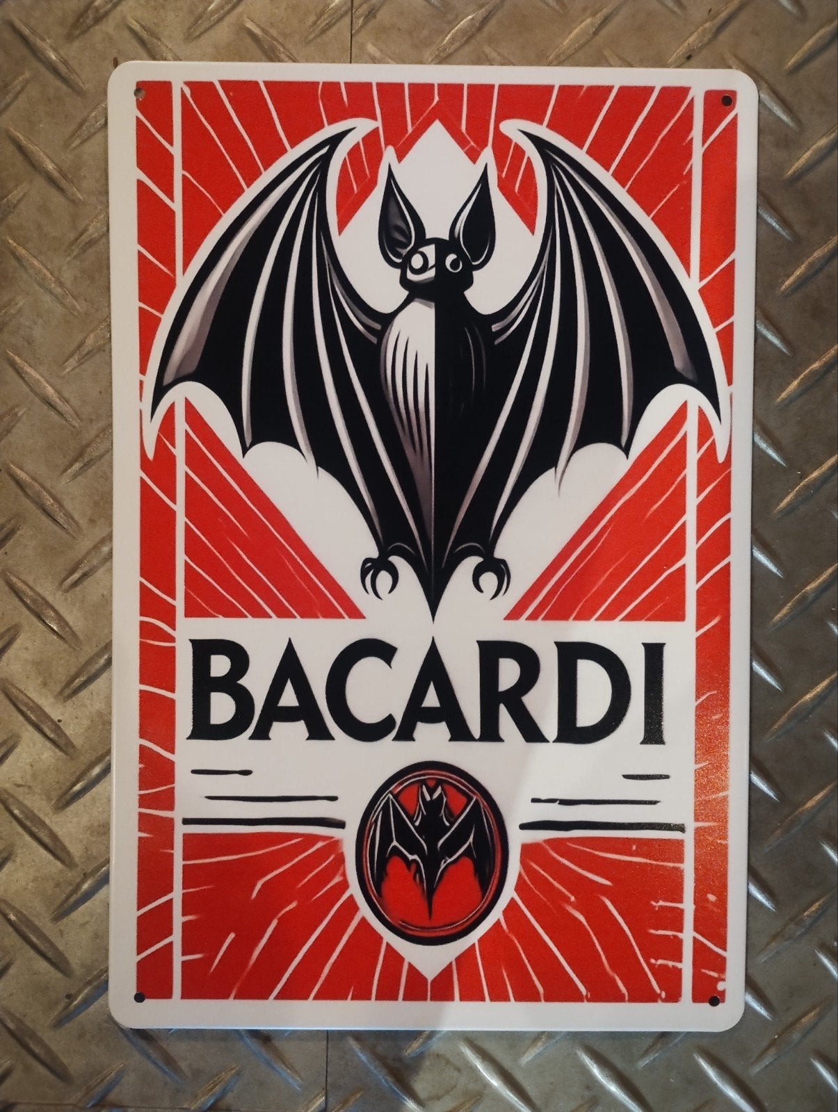 Bacardi Rum reclamebord, Ophalen of Verzenden, Nieuw, Reclamebord