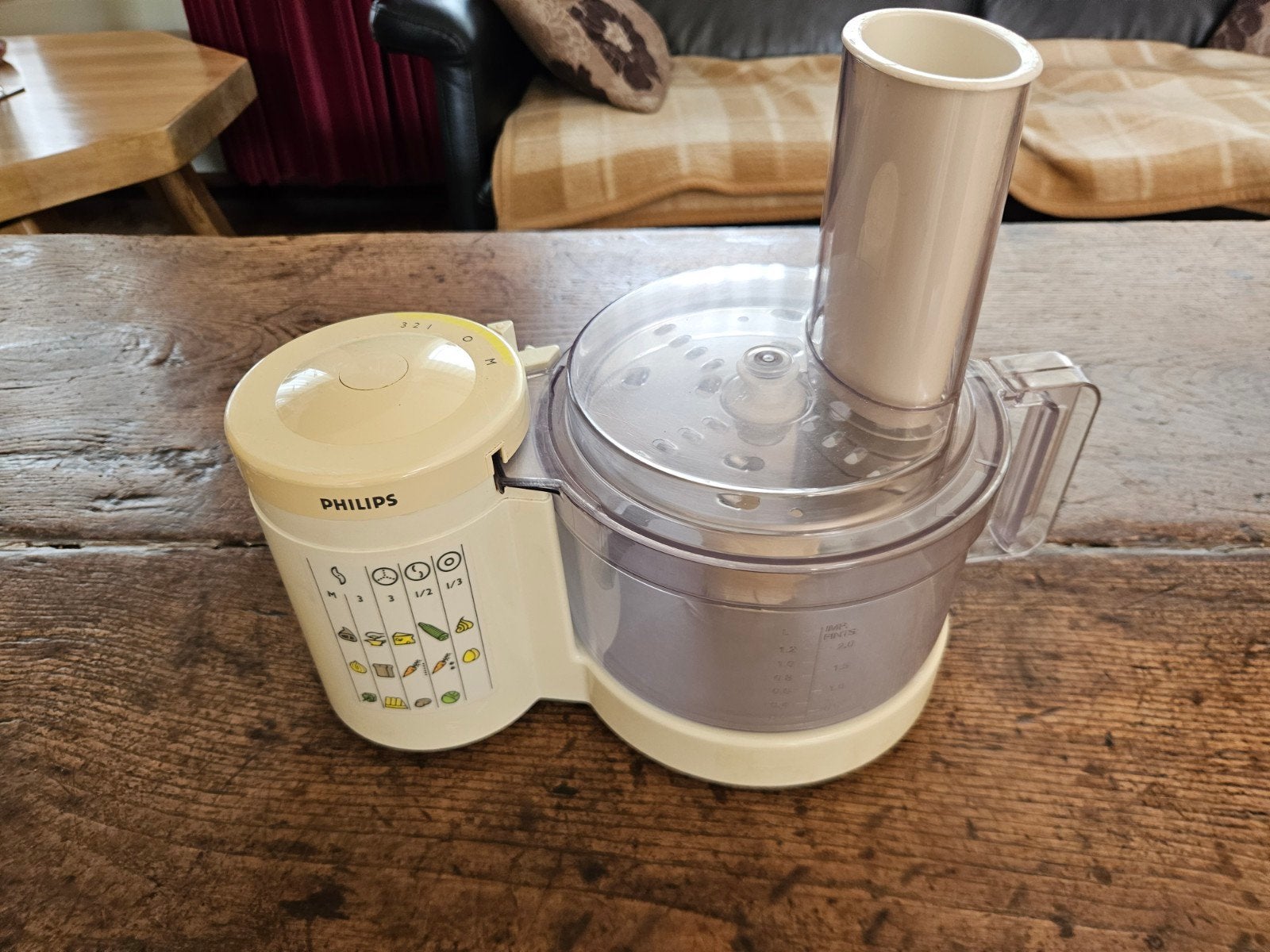 Philips Foodprocessor - Gebruikt, Functioneel, Ophalen of Verzenden, Gebruikt
