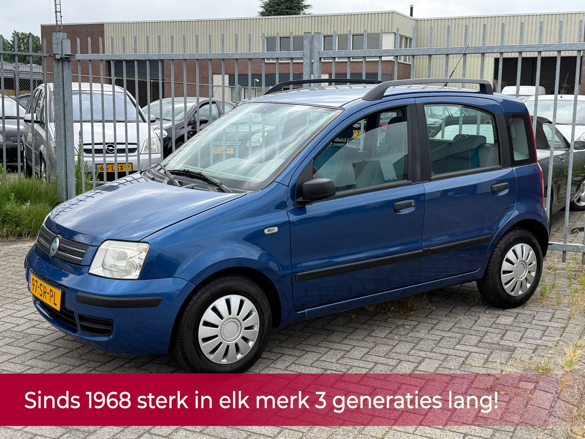 Fiat Panda 1.2 Dynamic AUTOMAAT HOGE INSTAP! NL AUTO KMST NA, Dealer onderhouden, Stof, 840 kg, Origineel Nederlands