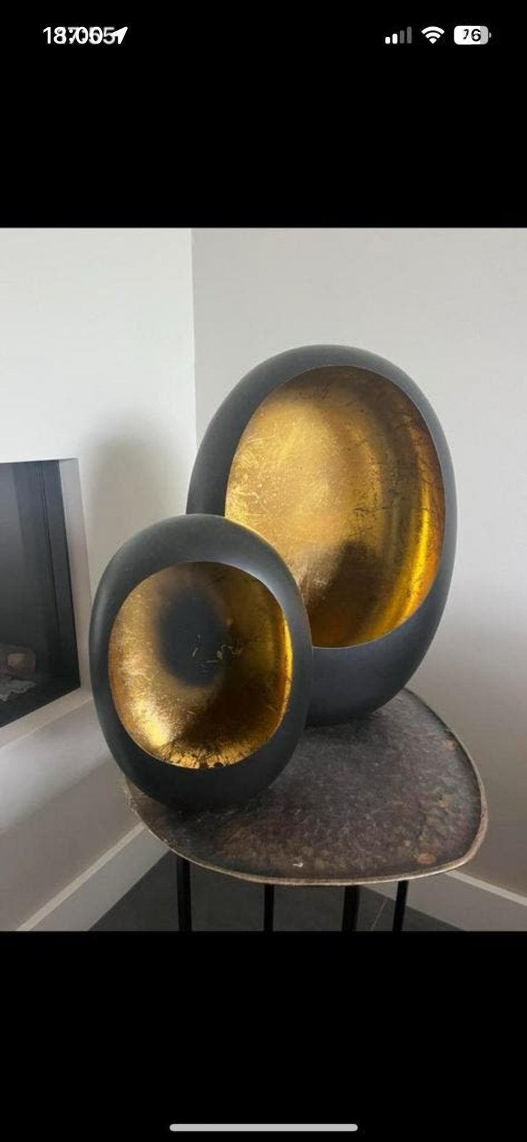 Windlichten, Ophalen, Zo goed als nieuw, Goud