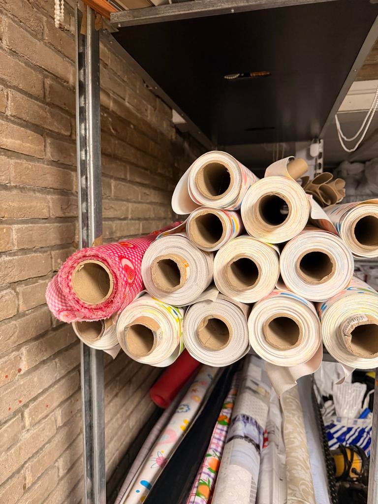 Partij tafelzeil verschillende soorten, Ophalen, Overige materialen, Gebruikt, Overige kleuren