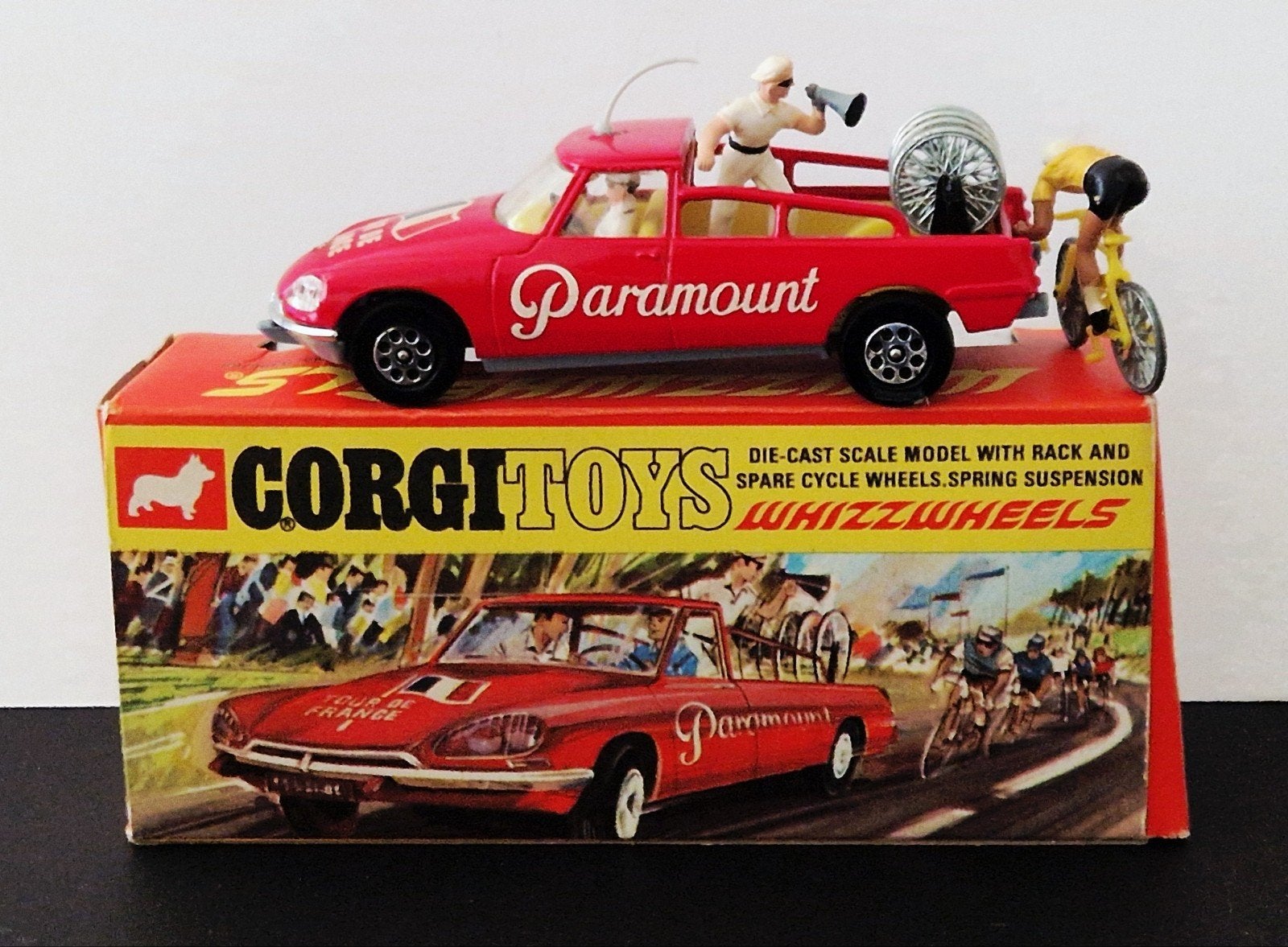 Corgi Toys (510) Citroën DS Tour de France Paramount, Verzenden, Zo goed als nieuw, Auto, Corgi