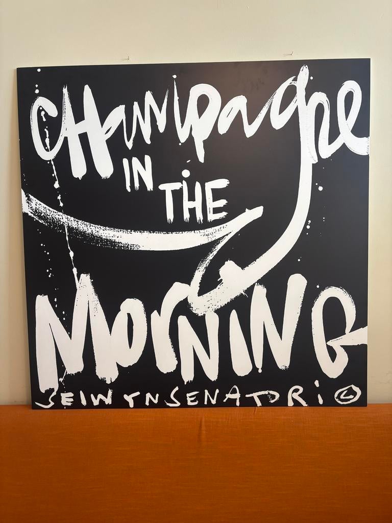 Selwyn Senatori ‘Champagne in the Morning ‘ 85x85 cm, Ophalen, Nieuw, Print, 75 tot 100 cm