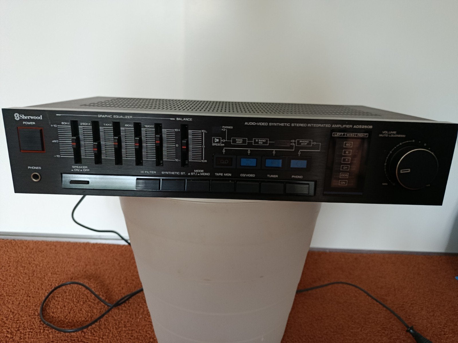 Sherwood AD5250B Geïntegreerde Stereo Versterker, Ophalen of Verzenden