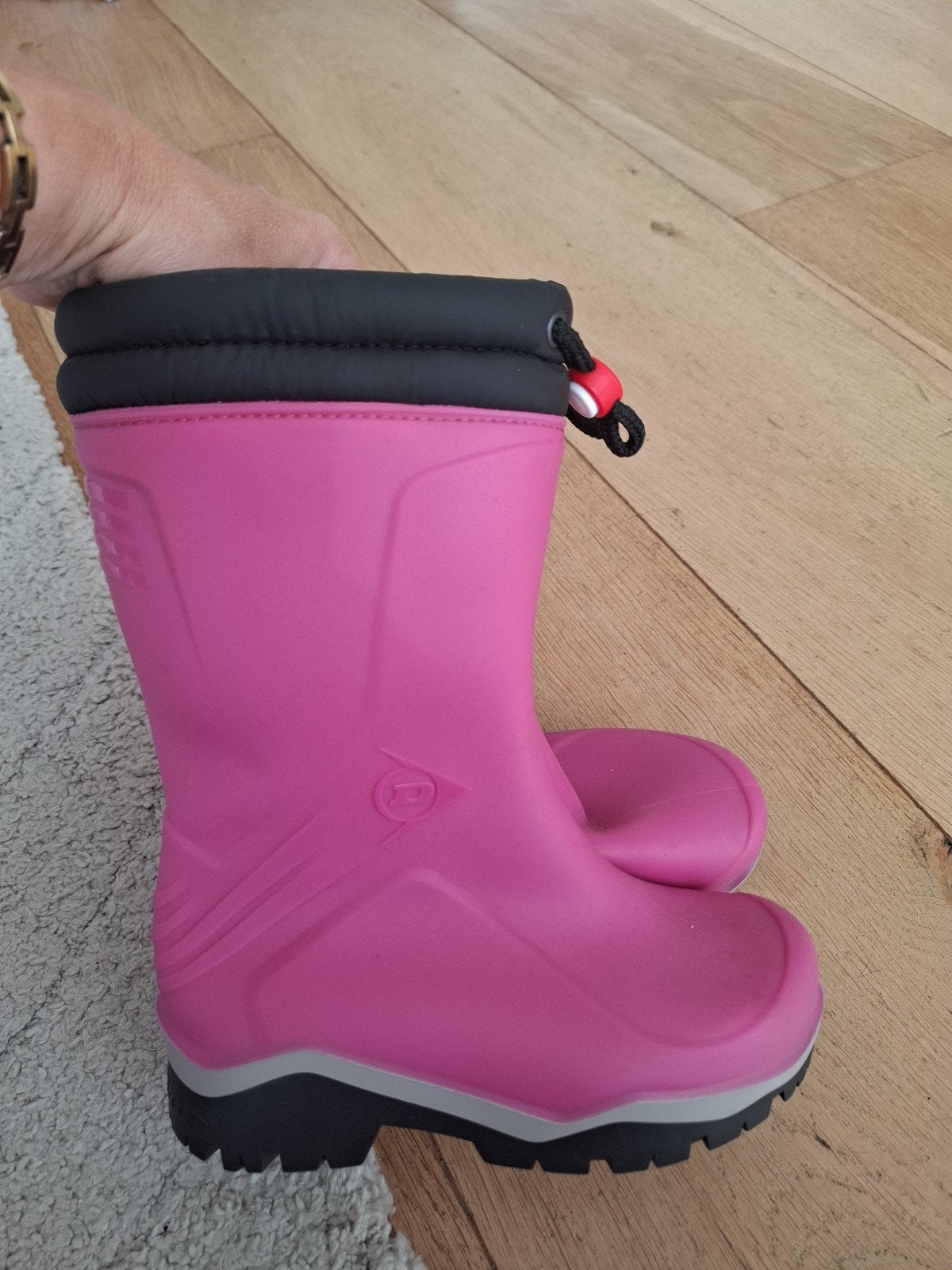 Dunlop roze kinderlaarzen - Maat 31 nieuw gevoerd, Meisje, Ophalen of Verzenden, Dunlop, Laarzen