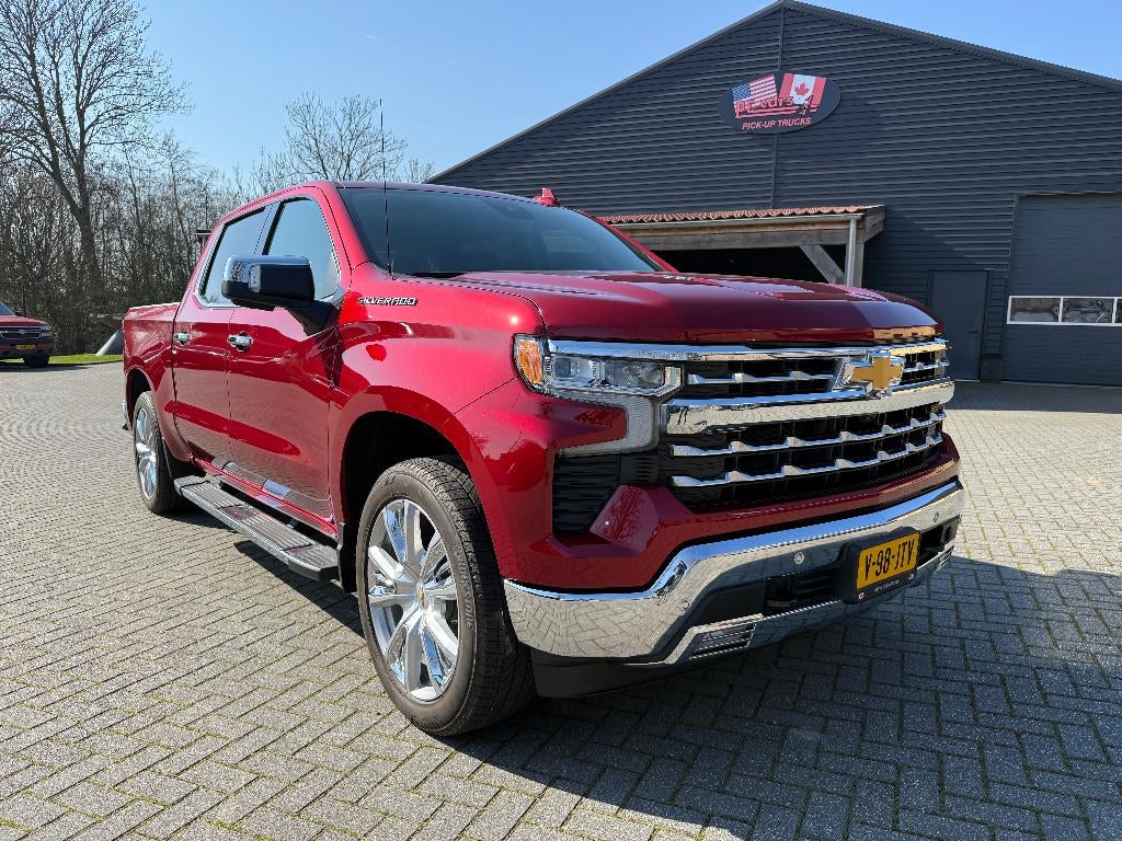 Chevrolet Silverado LTZ 6.2L V8 pick-up bedrijfswagen, Auto's, Automaat, Leder, Vierwielaandrijving, 420 pk
