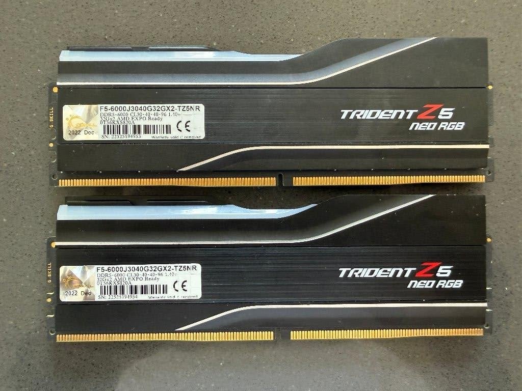 G.Skill Trident Z5 Neo RGB 64GB DDR5-6000 RGB, Computers en Software, RAM geheugen, Gebruikt, Ophalen of Verzenden, Desktop, DDR5