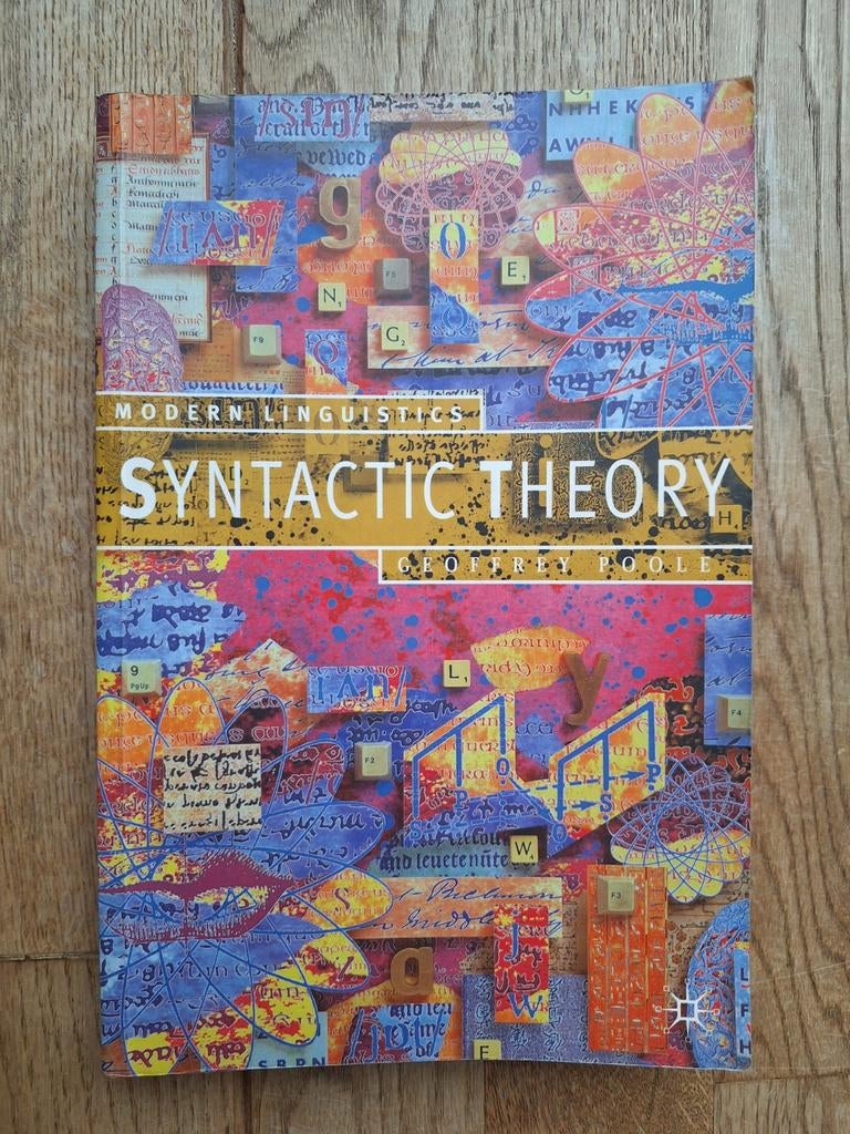Modern Linguistics: Syntactic Theory - Geoffrey Poole, Gelezen, Ophalen of Verzenden, WO, Alpha