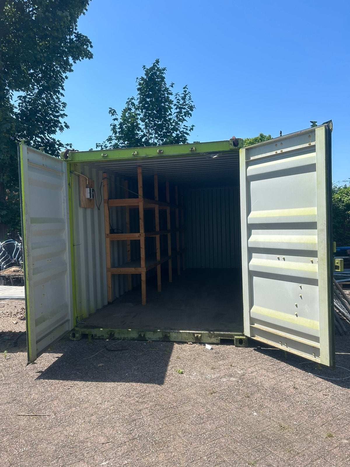 20 ft container, Ophalen