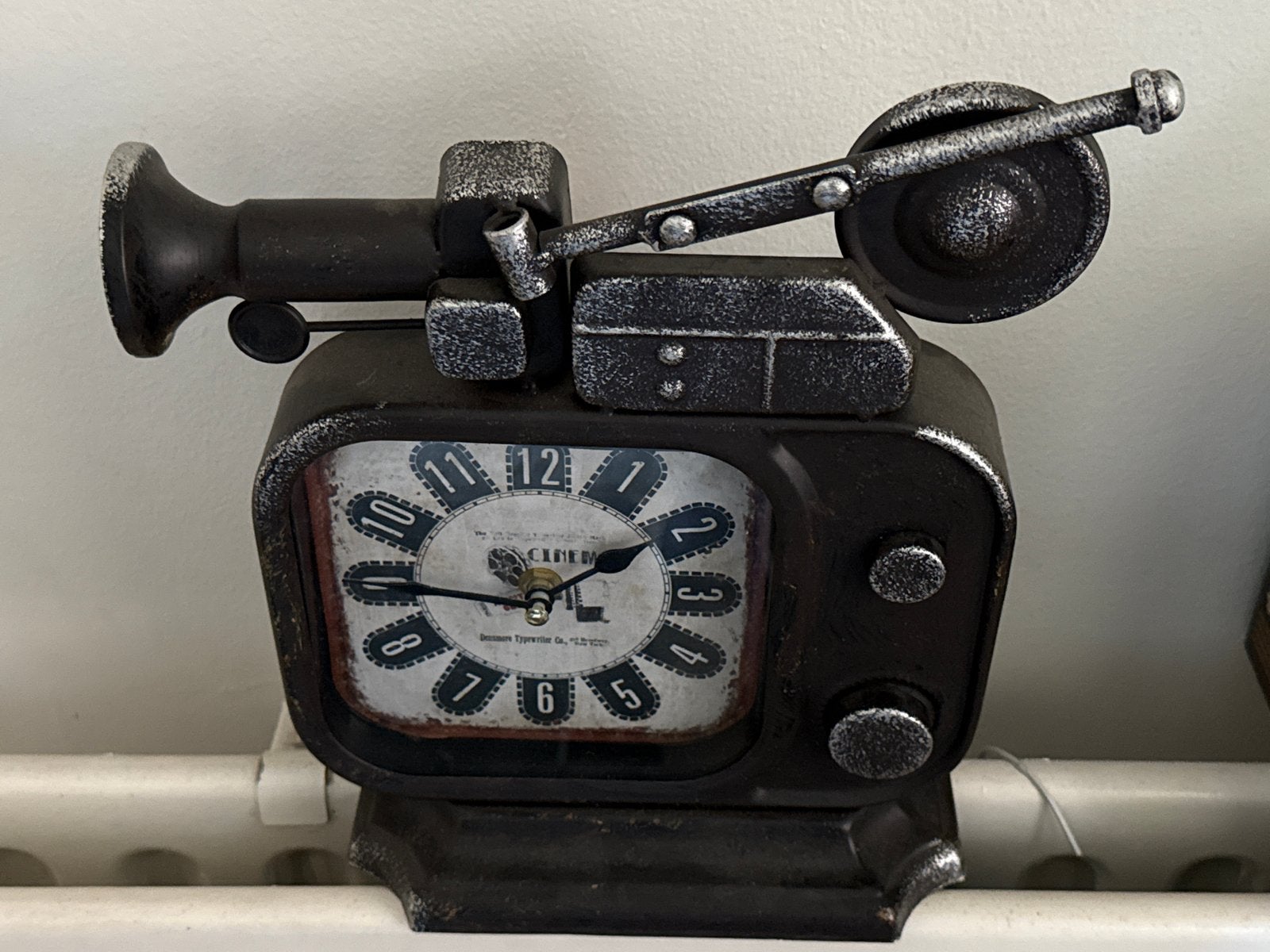 Vintage Camera Klok - Uniek Decoratief Stuk, Huis en Inrichting, Ophalen, Gebruikt, Vintage, Analoog