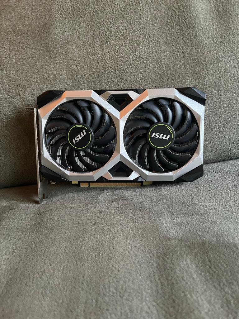 MSI GeForce GTX 1660ti Ventus 2X OC 6GB Videokaart, Computers en Software, Videokaarten, Ophalen, GDDR6, PCI-Express 4, Zo goed als nieuw