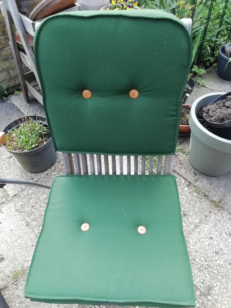 6 setjes tuinstoelkussens Oxford, Tuin en Terras, Ophalen, Zo goed als nieuw