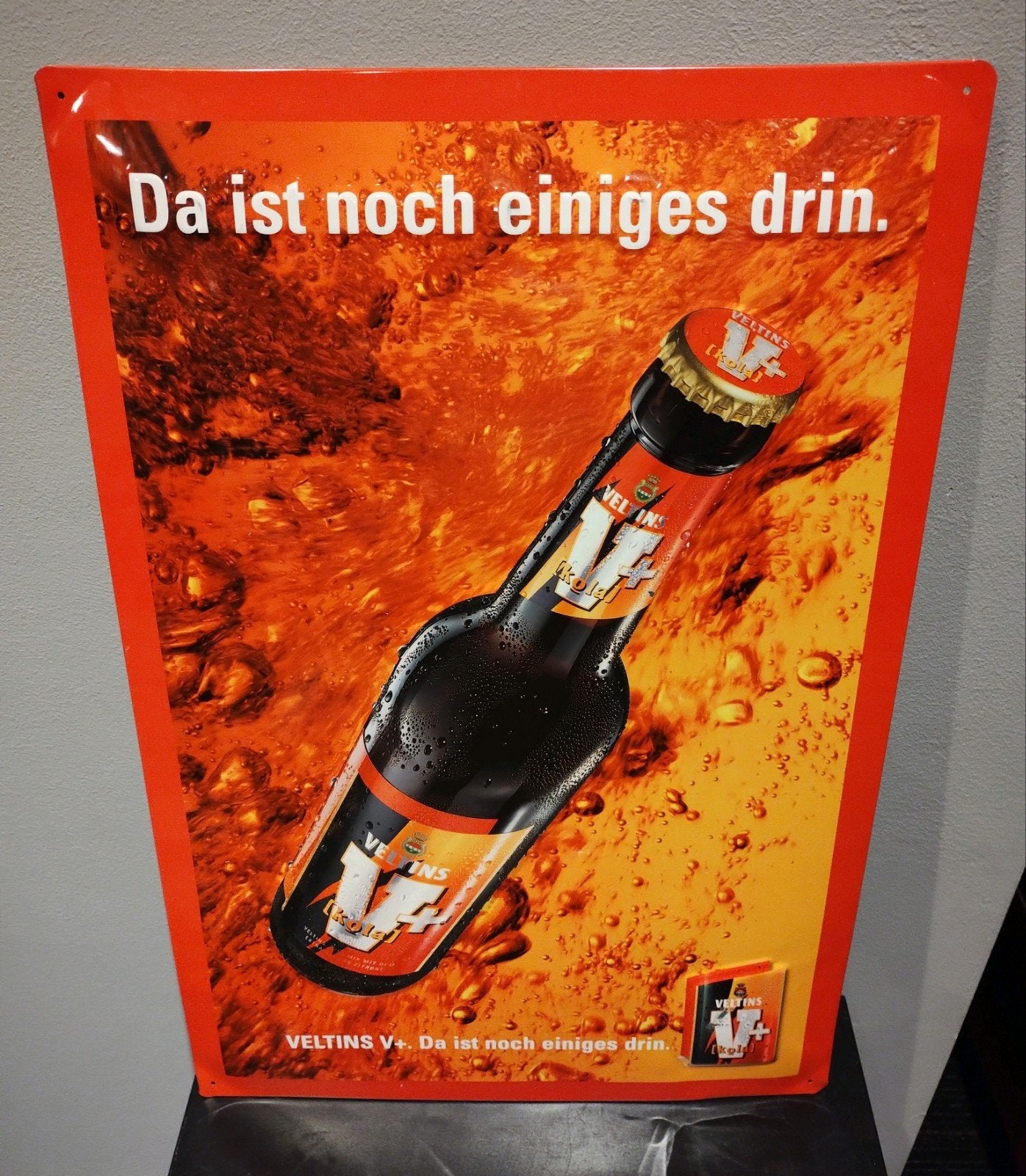 Veltins Bier Mix reclamebord, Ophalen of Verzenden, Nieuw, Reclamebord, Plaat of Schild, Overige merken