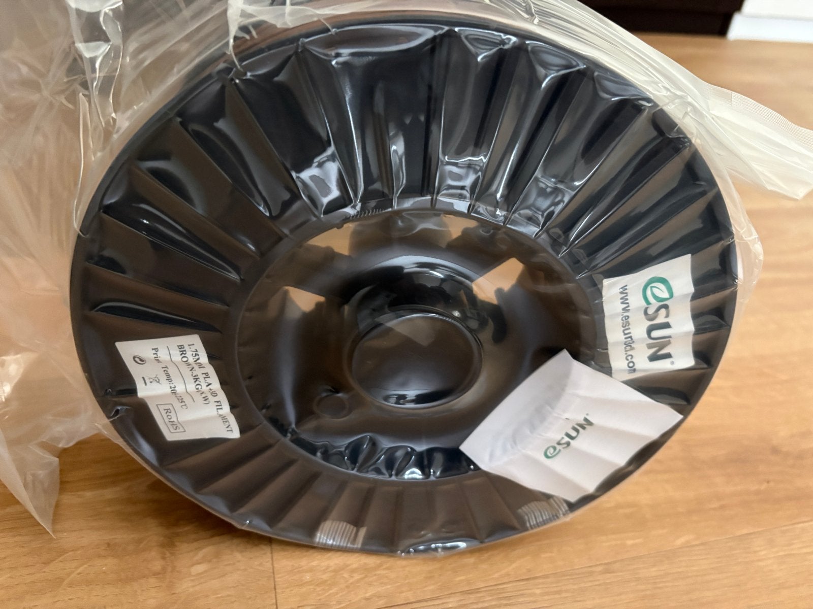 ESUN PLA+ 3D Filament Bruin 1.75MM 3KG -Nieuw in seal, Computers en Software, 3D-printerbenodigheden, Ophalen of Verzenden, Nieuw