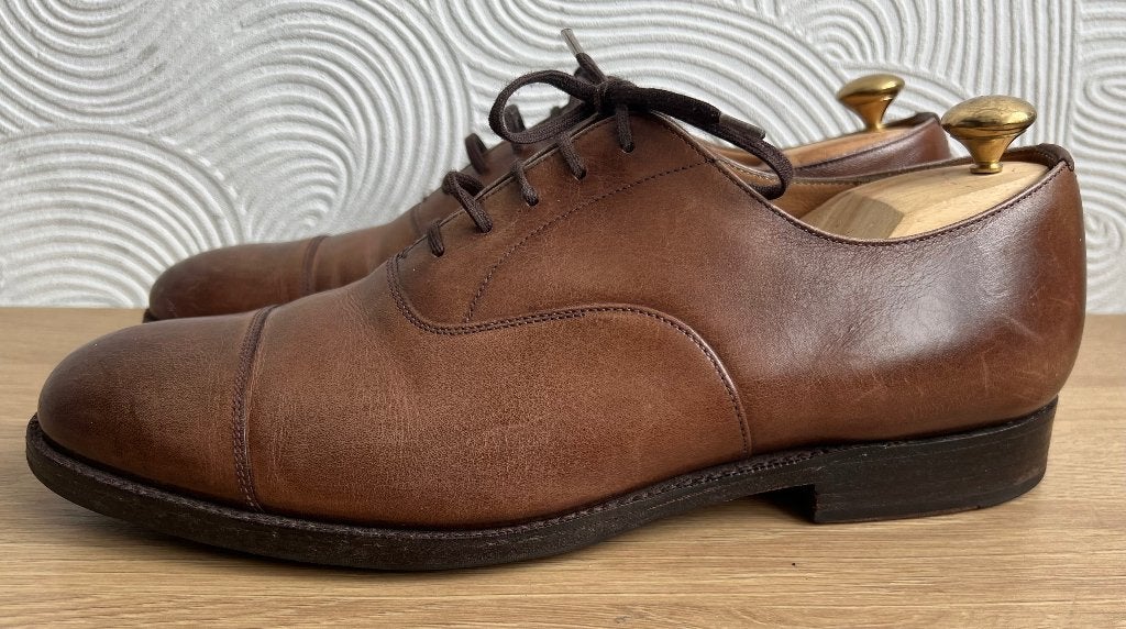 Church’s. Leren herenschoenen. Mt 43 1/2., Bruin, Church’s, Ophalen of Verzenden, Zo goed als nieuw