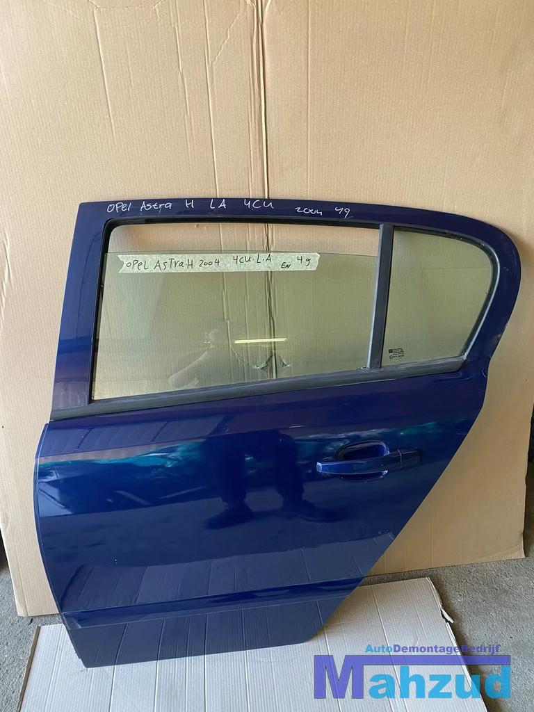 OPEL ASTRA H Blauw 4CU Links linker achter deur portier, Auto-onderdelen, Gebruikt, Deur, Opel Automobile GmbH, Ophalen of Verzenden