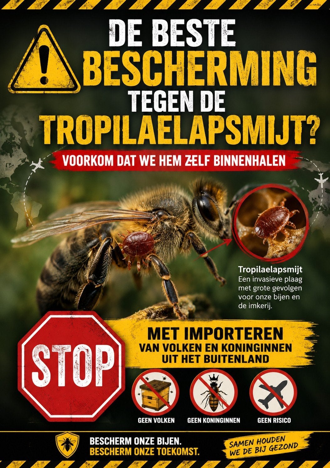 Koninginnen bijenvolken, Bijen
