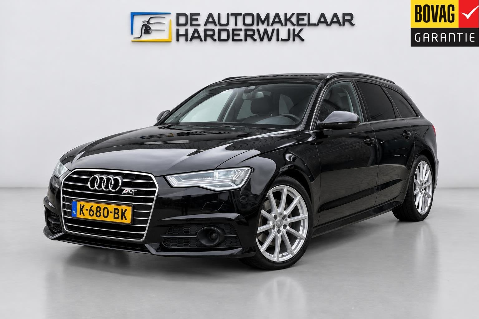 Audi A6 Avant 1.8 TFSI ultra Premium Edition | 1E EIGENAAR |, Zwart, Leder, 93 €/maand, 1700 kg