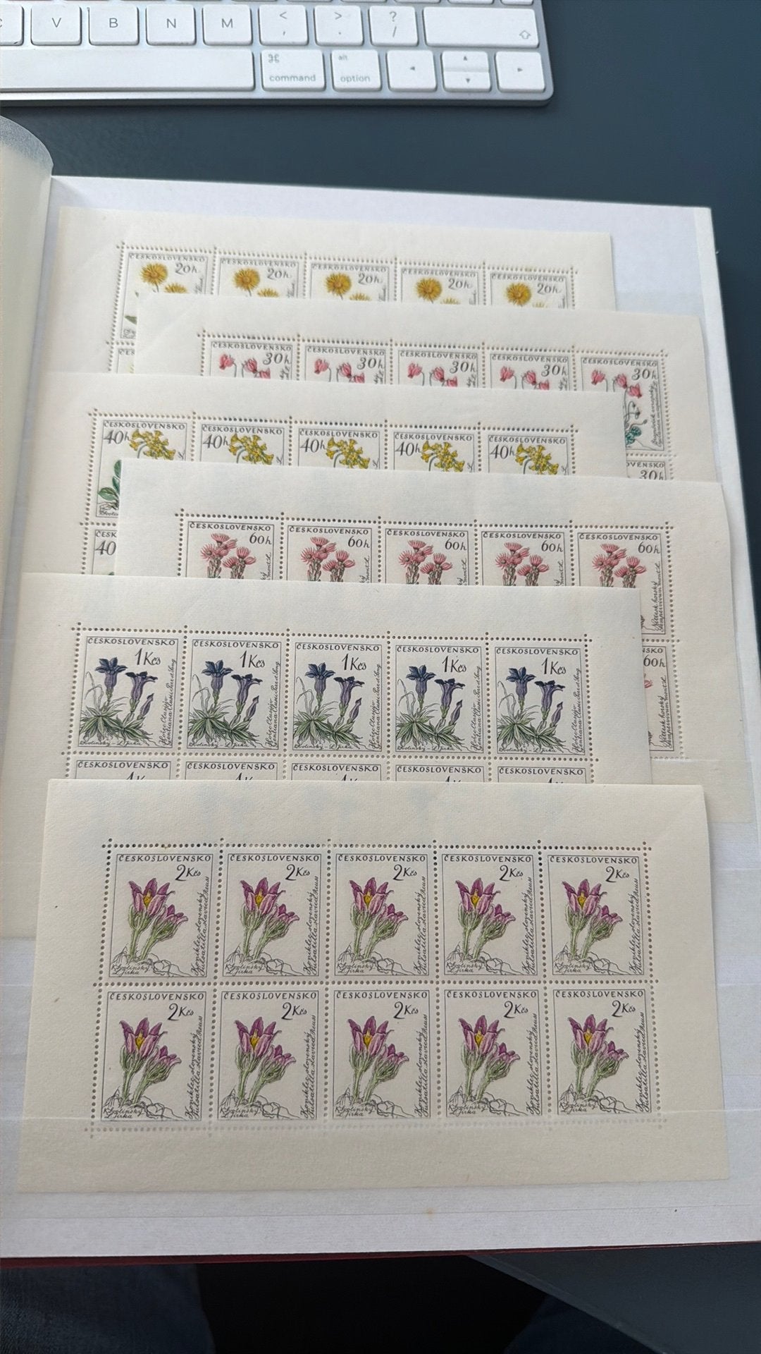 Tsjechoslowakije postfris kleinbogen jaren 60 TOP, Ophalen of Verzenden, Buitenland