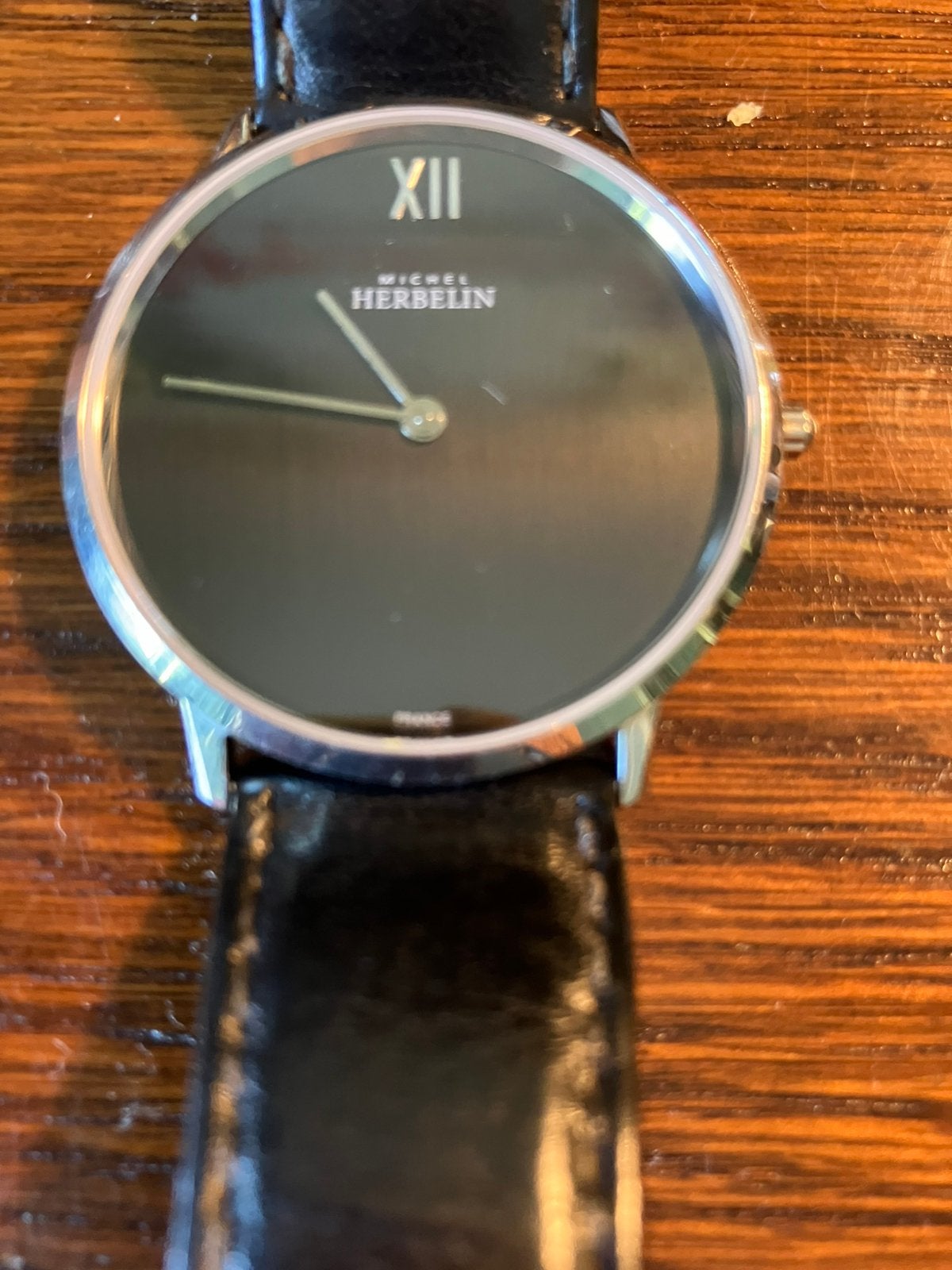 Heren pols horloge Michel Herbelin, Sieraden, Tassen en Uiterlijk, Horloges | Heren, Ophalen, Staal, Overige merken