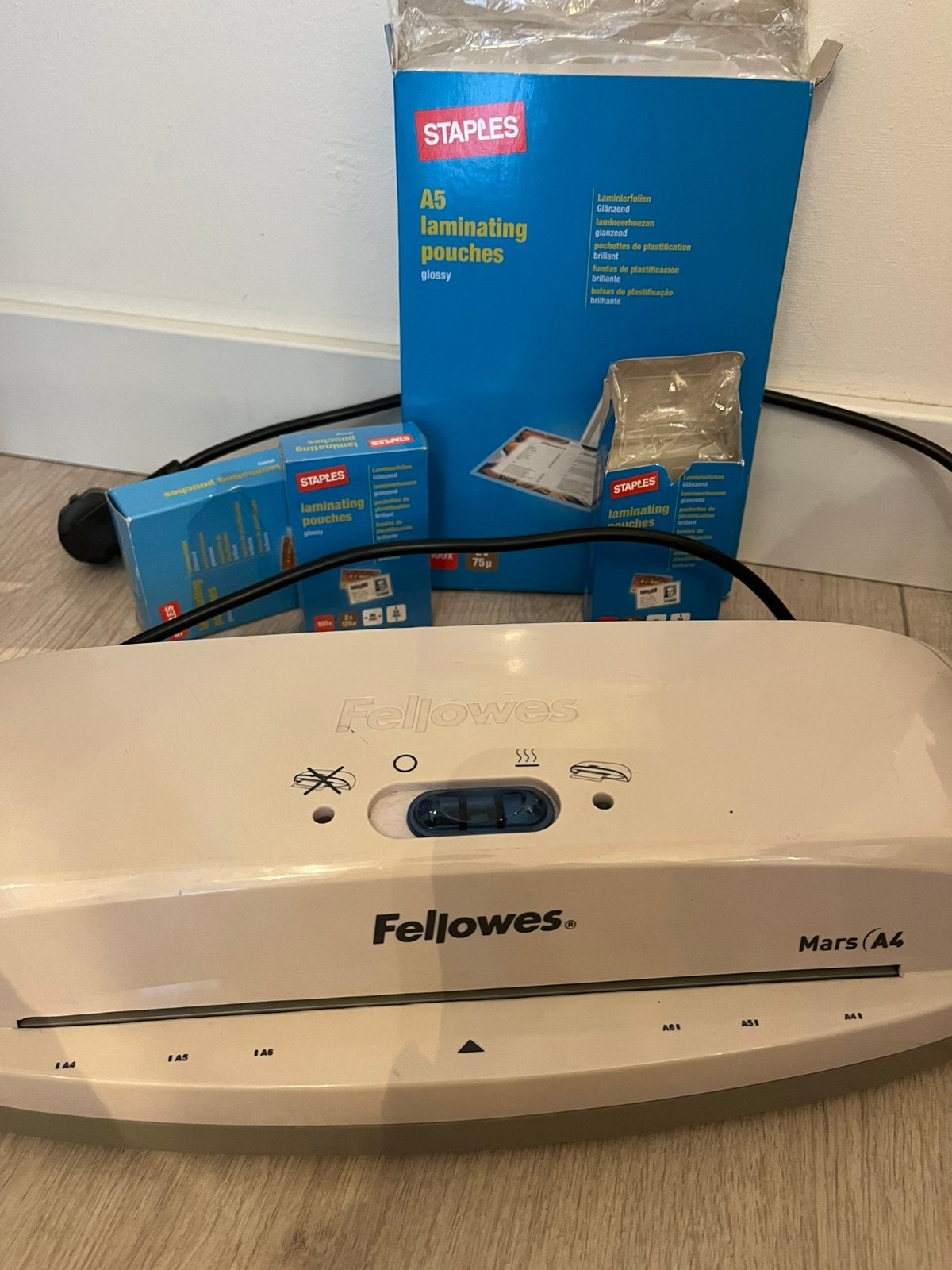Fellowes lamineermachine, Ophalen of Verzenden, Gebruikt