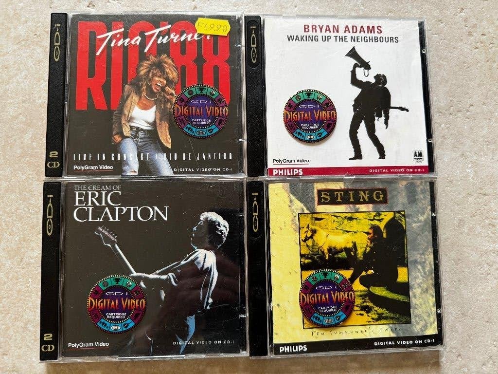 Diverse CD-i muziekvideo's en VCD's, Cd's en Dvd's, Ophalen, Gebruikt, Pop, Overige typen