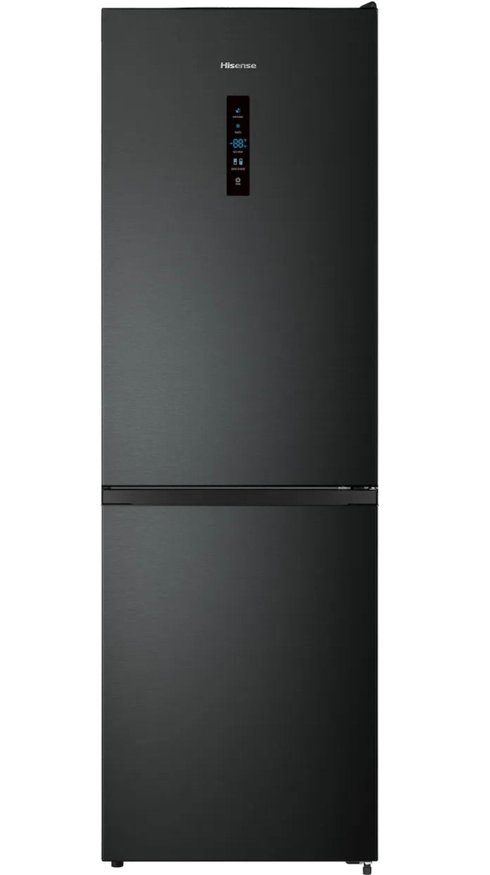 Hisense RB390N4BFC zwarte koelkast, 200 liter of meer, Ophalen, Zo goed als nieuw, 160 cm of meer