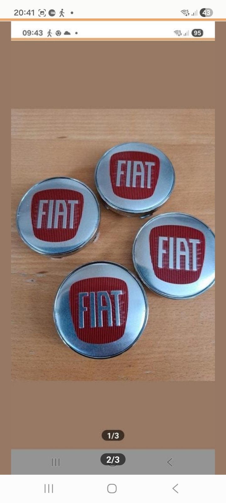 FIAT DUCATO NAAFDOPPEN, Auto diversen, Wieldoppen, Ophalen of Verzenden, Gebruikt