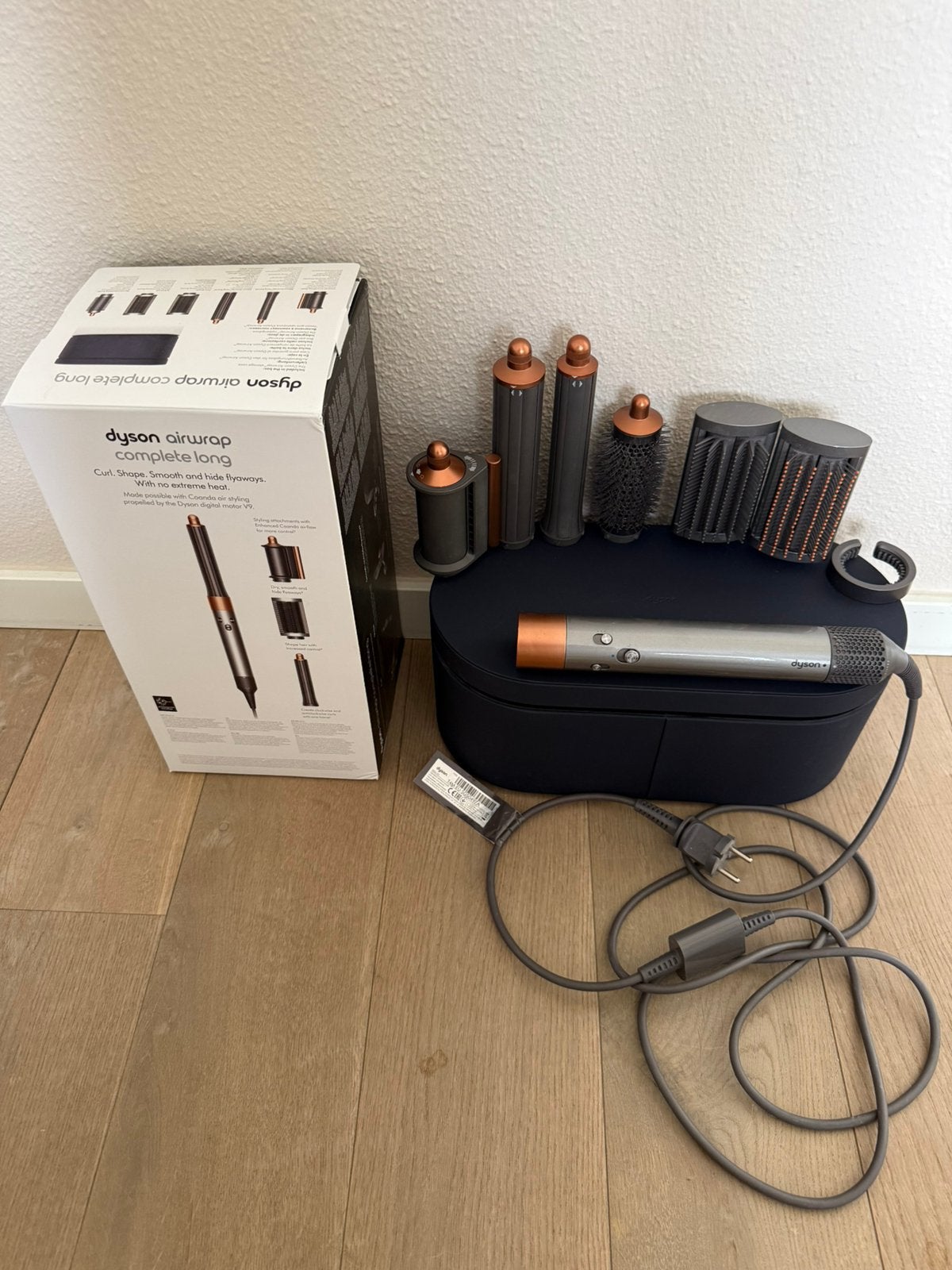Dyson Airwrap Complete Long. Met factuur, doos & opbergbox, Ophalen of Verzenden, Gebruikt, Föhn of Haardroger