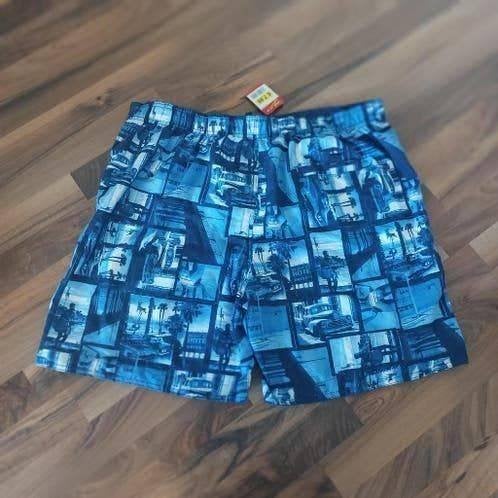 Blauwe korte broek van Wibra, Maat XXL, nieuwe, Ophalen of Verzenden, Nieuw, Overige maten, Blauw