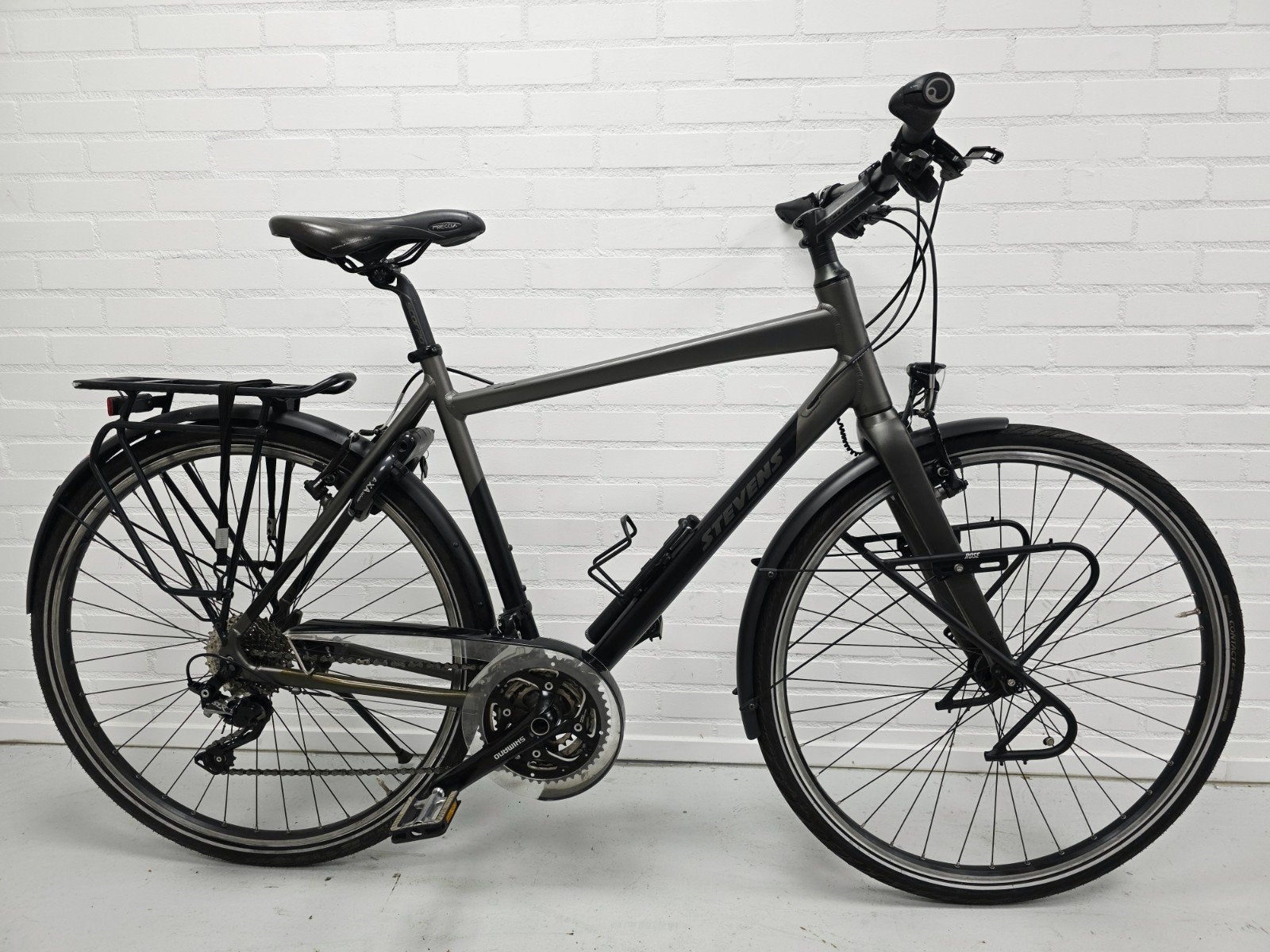 Stevens Randonneur 55 cm 3x10 SLX trekking hybride vakantie, Velgrem, Versnellingen, Zo goed als nieuw, 53 tot 57 cm
