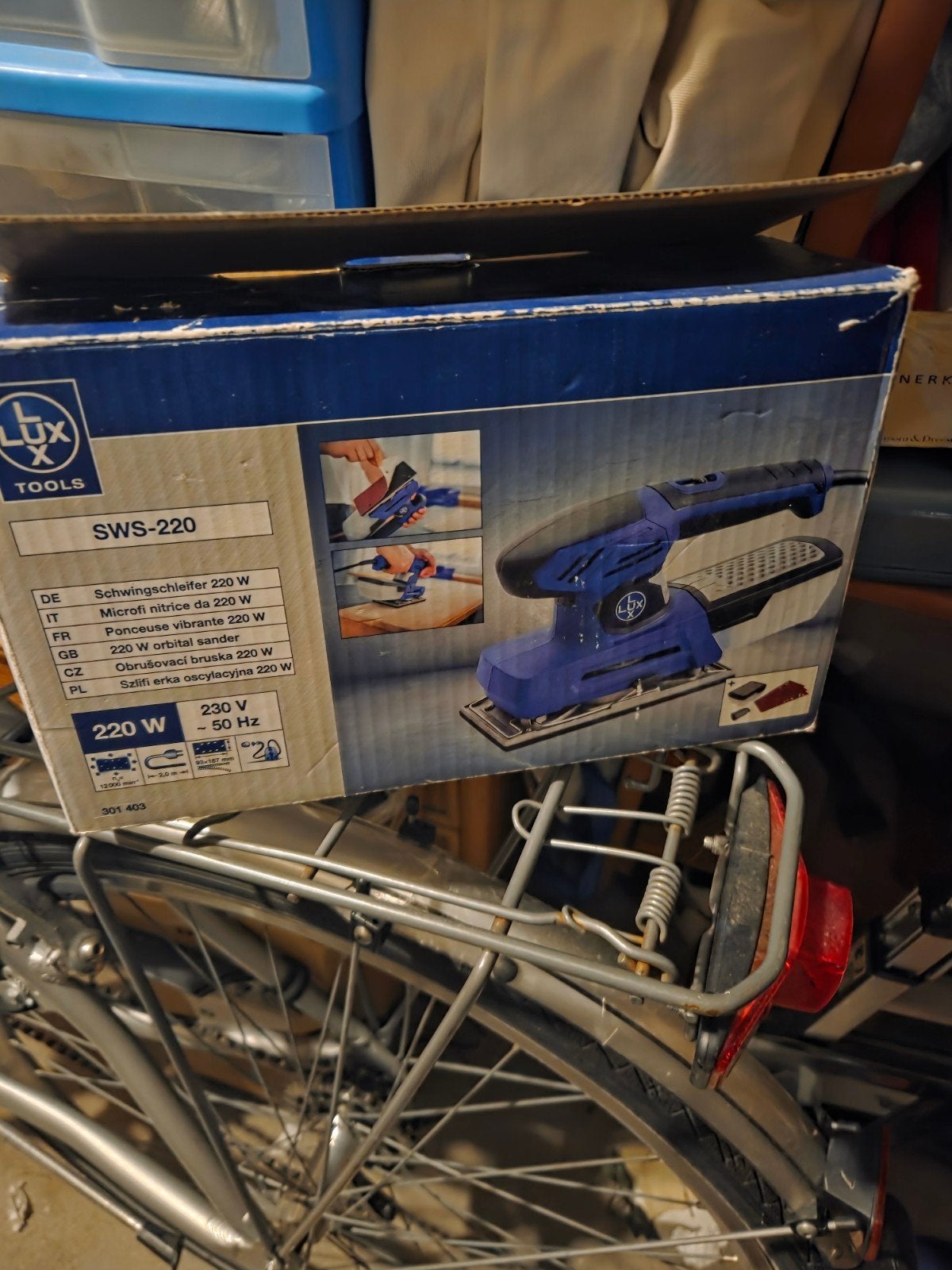 Lux Tools SWS-220 Vlakschuurmachine, Ophalen of Verzenden, Nieuw, Minder dan 600 watt, Vlakschuurmachine