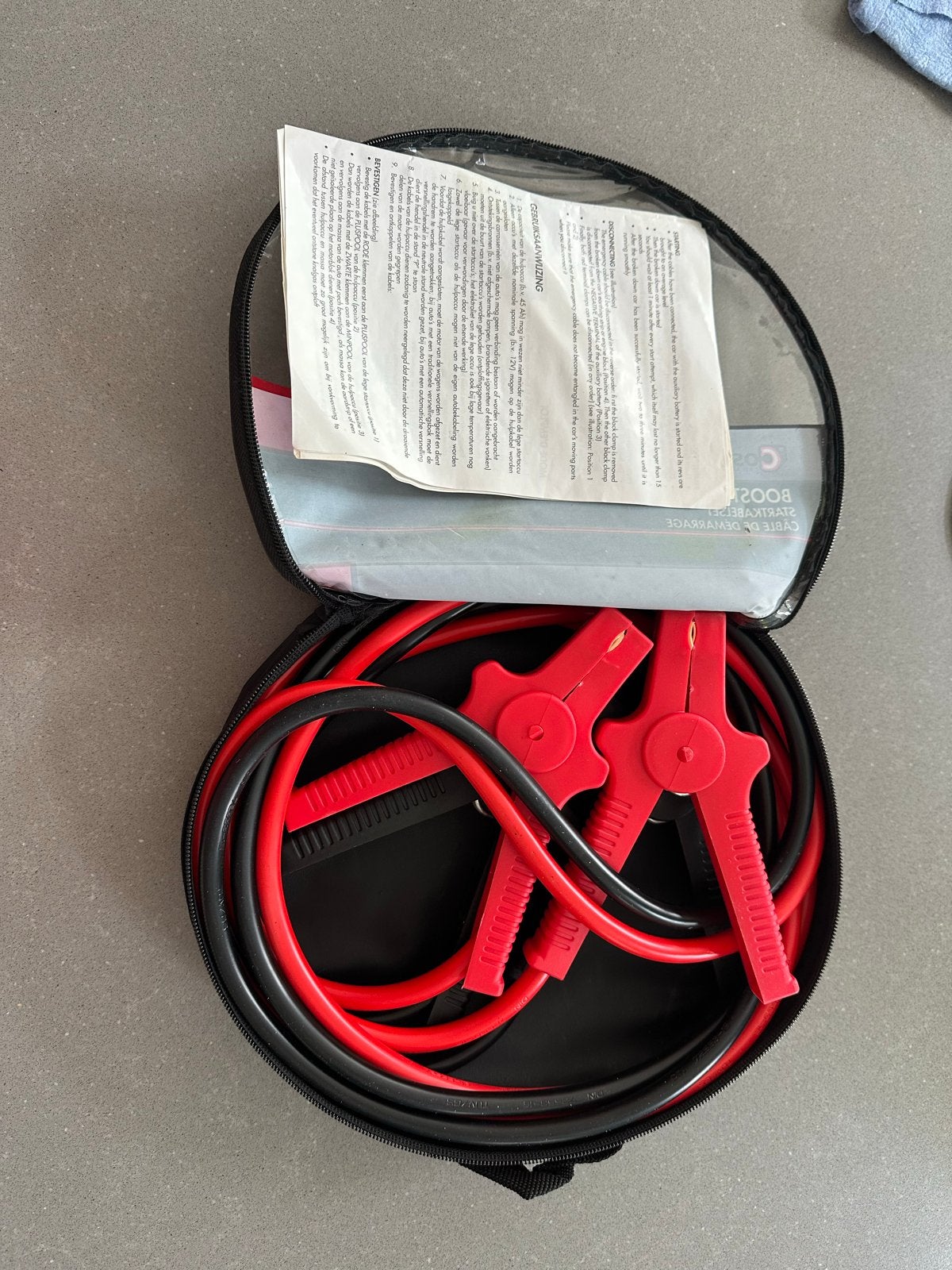 Set nieuwe startkabels, Ophalen, Nieuw