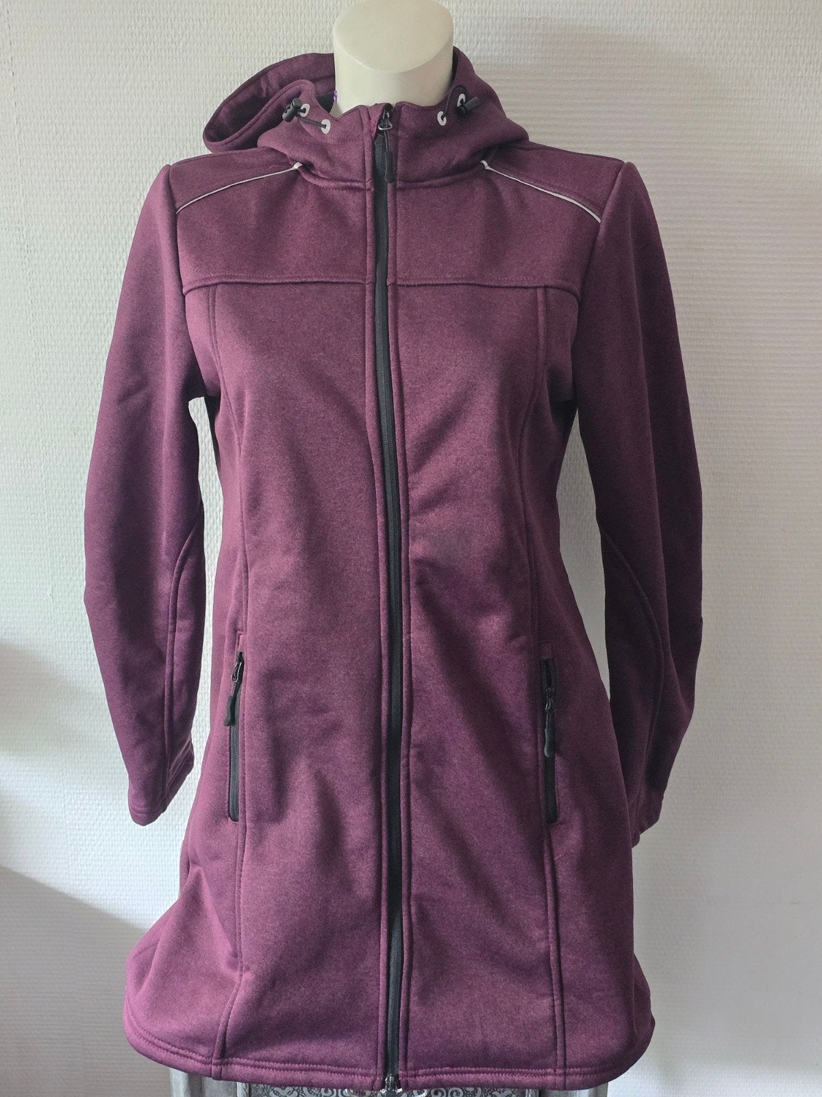 Crivit Softshell Jas Dames Maat M 40/42 - Paars, Maat 38/40 (M), Paars, Ophalen of Verzenden, Crivit