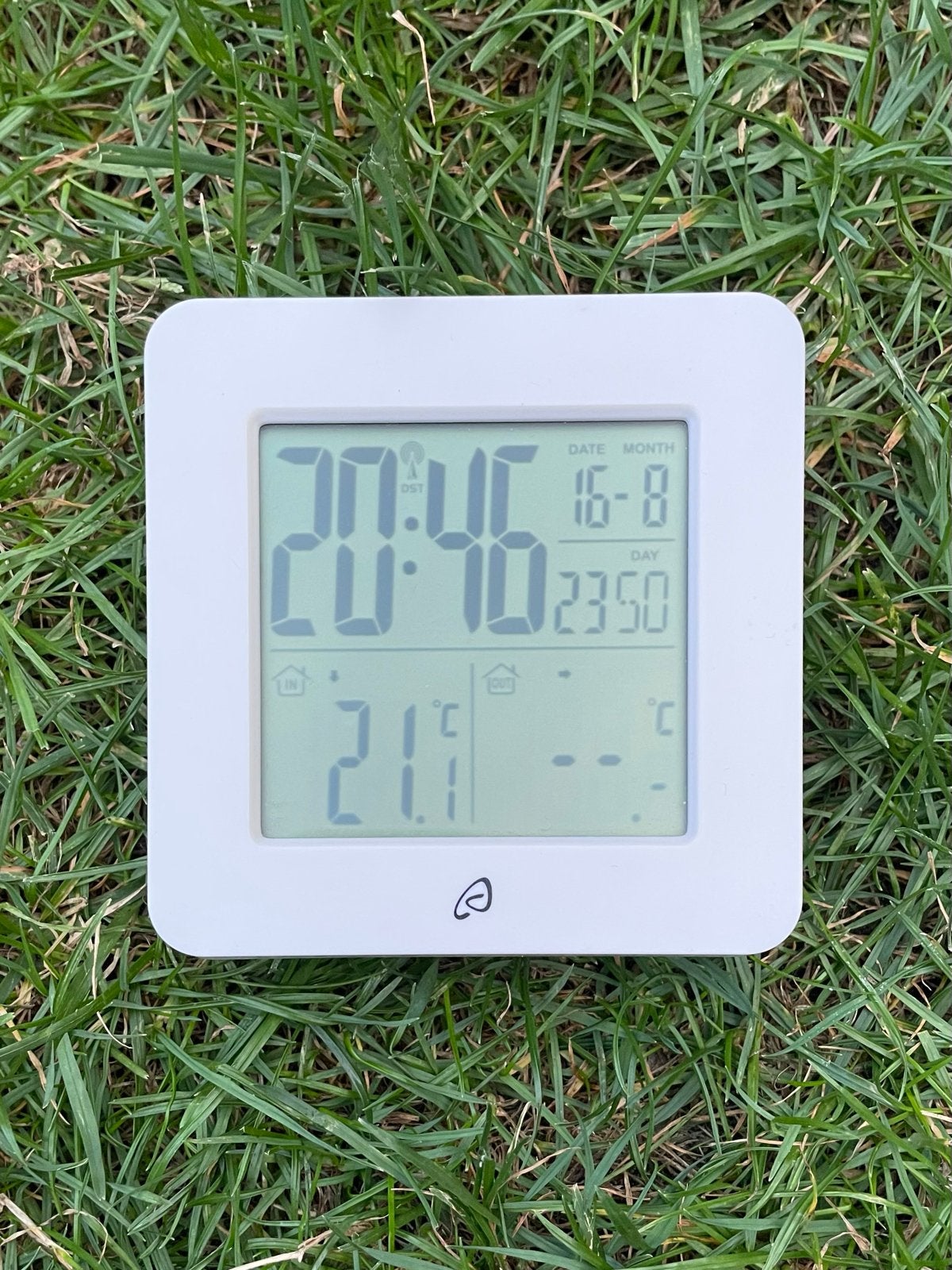 AURIOL Klok met datum en thermometer, Ophalen of Verzenden, Gebruikt, Weerstation