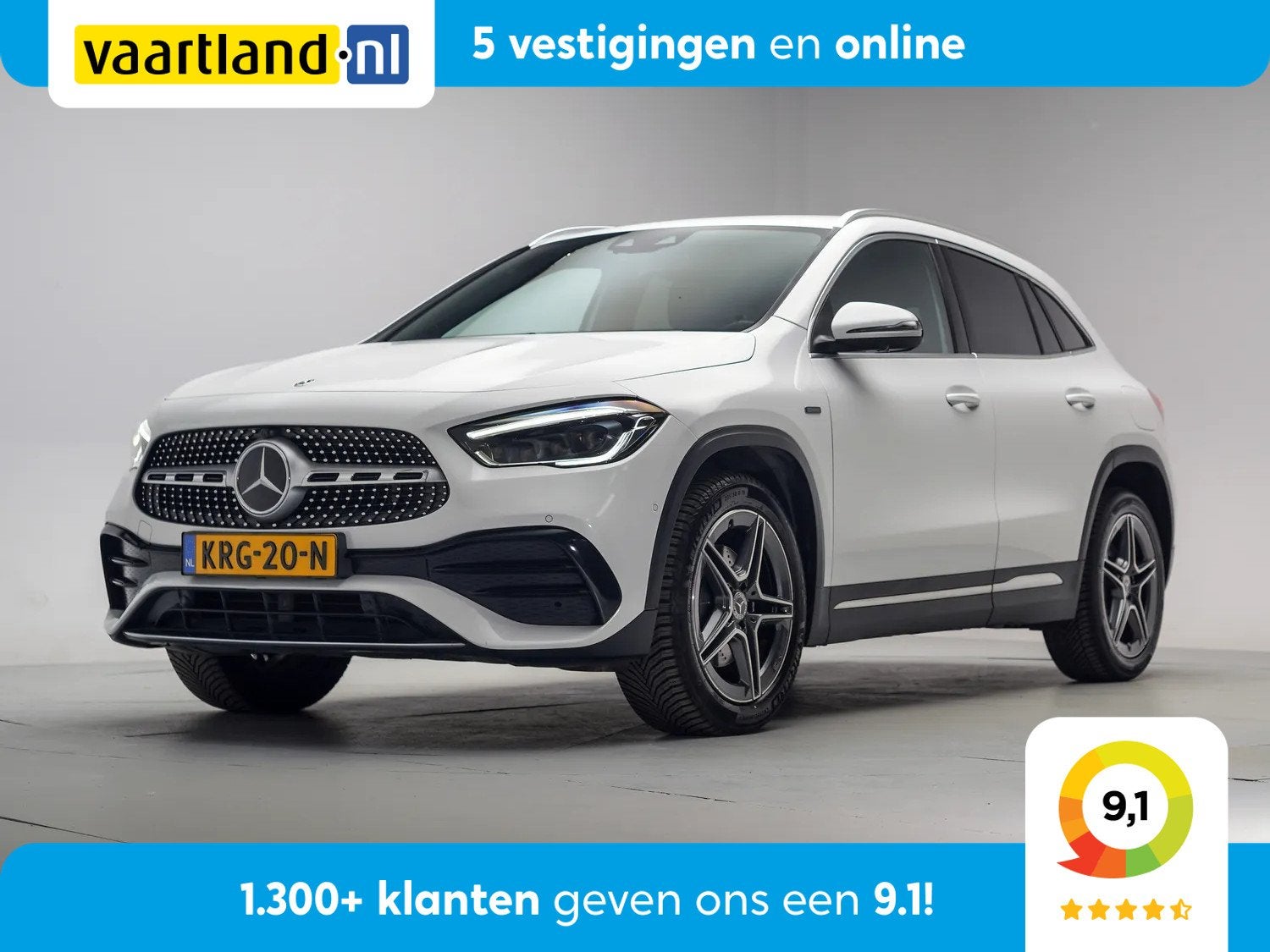 Mercedes-Benz GLA 250e AMG Line Premium Plus Aut. [ 360°Cam, Auto's, Automaat, 16 kWh, 218 pk, Bedrijf
