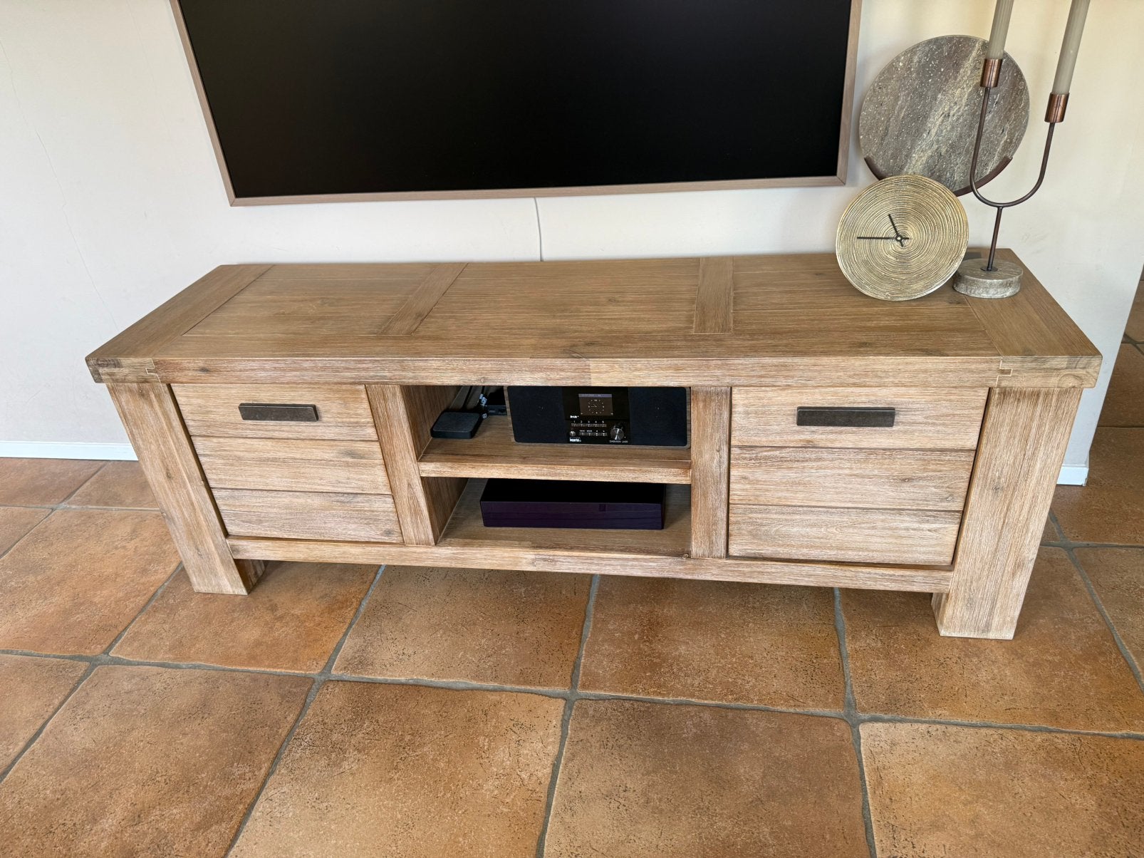 TV meubel, Huis en Inrichting, Ophalen, 150 tot 200 cm, Zo goed als nieuw, Minder dan 100 cm