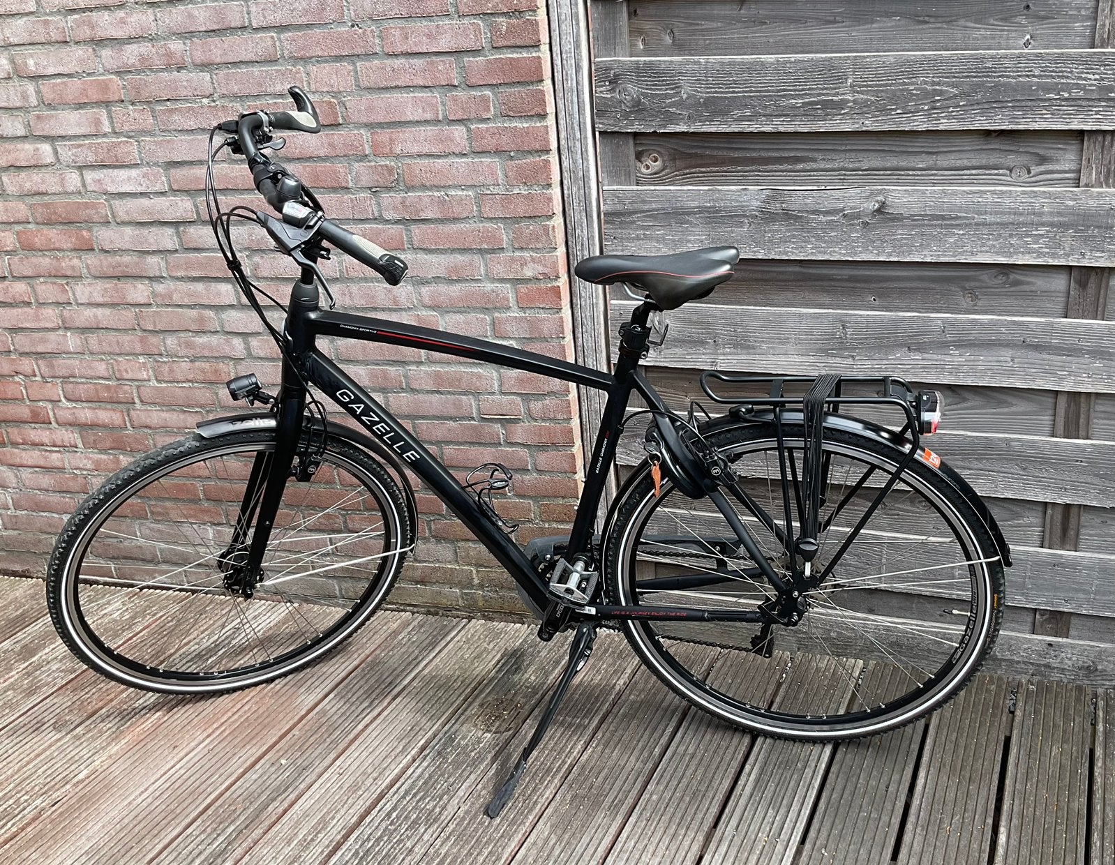 Gazelle Chamonix S30 herenfiets mt 57, Fietsen en Brommers, Ophalen, Velgrem, Versnellingen, Zo goed als nieuw