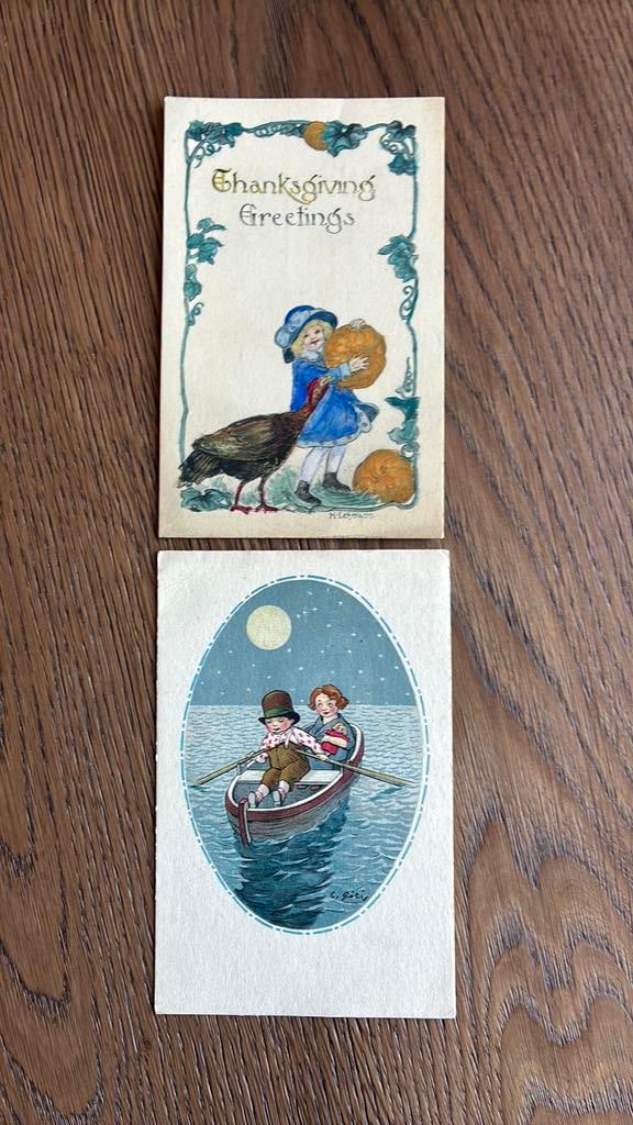 Varen in de maneschijn/Thanksgiving, kalkoen,pompoen, Ophalen of Verzenden