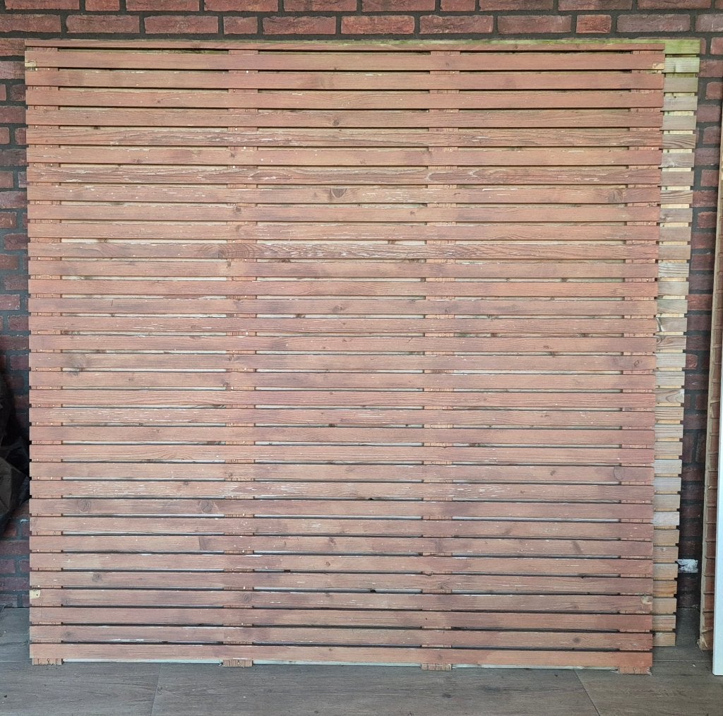 2 Houten schuttingpannelen 180 x 180, Ophalen, Minder dan 3 meter, Hout, 1 tot 2 meter