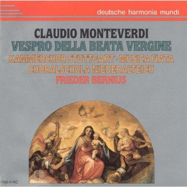 MONTEVERDI Vespro della beata vergine 2 - CD BERNIUS DHM, Ophalen of Verzenden, Middeleeuwen en Renaissance, Zo goed als nieuw