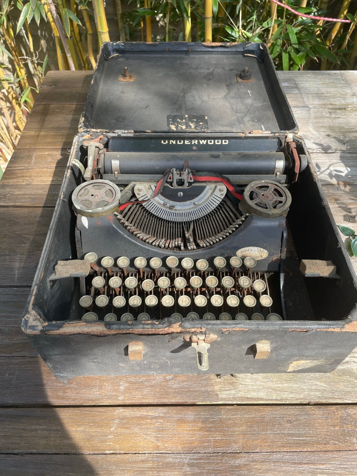 Antieke Underwood Portable schrijfmachine uit 1924!, Diversen, Typemachines, Ophalen