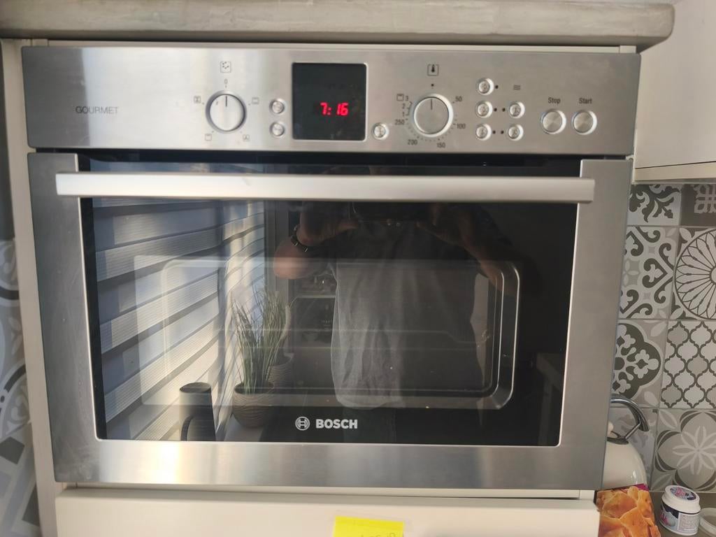 Bosch Inbouw Combi-oven - Gourmet, Ophalen, 45 tot 50 cm, Gebruikt, Bosch