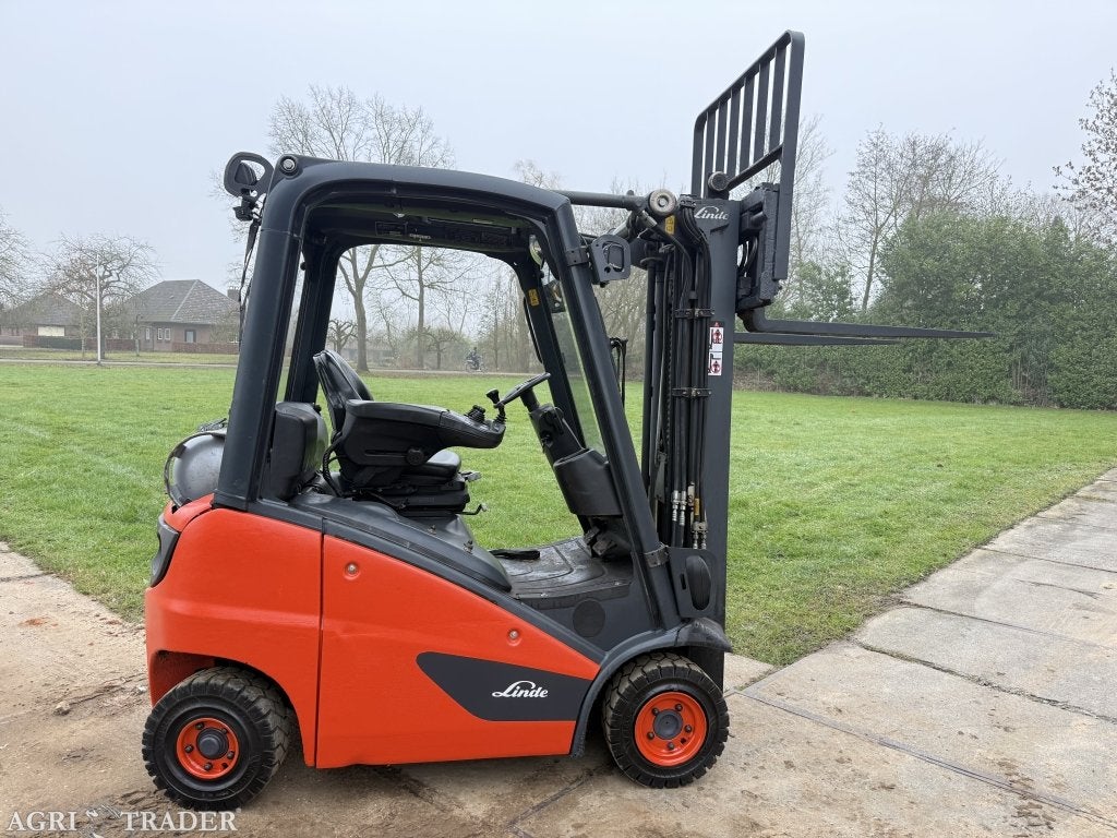 Linde 1400KG LPG heftruck triplex Freelift Sideshift BJ2016, LPG, Info@vanbeurdenheftrucks.nl, Linde, Heftruck