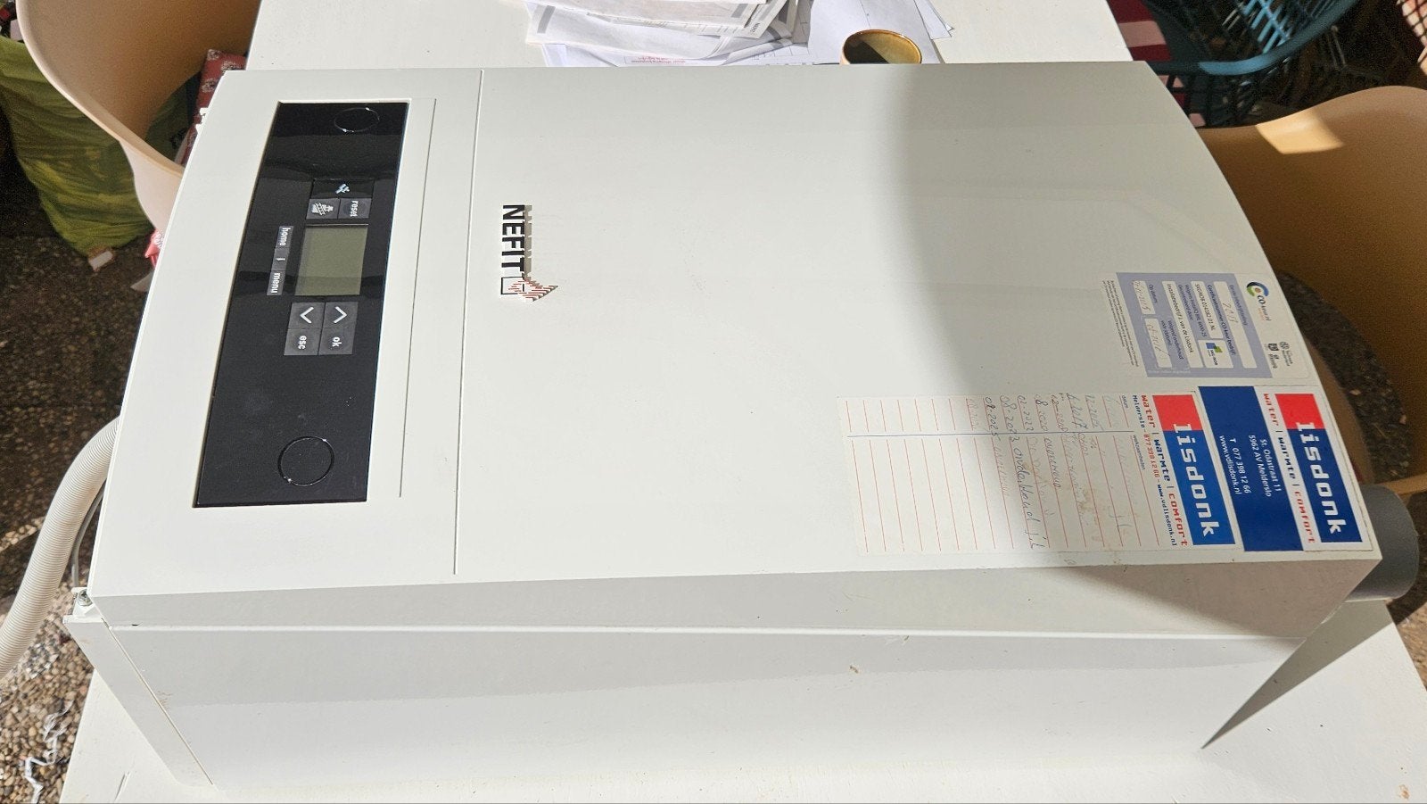 Nefit Trendline HRC25 CW4 CV-ketel, Doe-het-zelf en Verbouw, Ophalen, 30 tot 80 cm, Gebruikt, Hoog rendement (Hr)